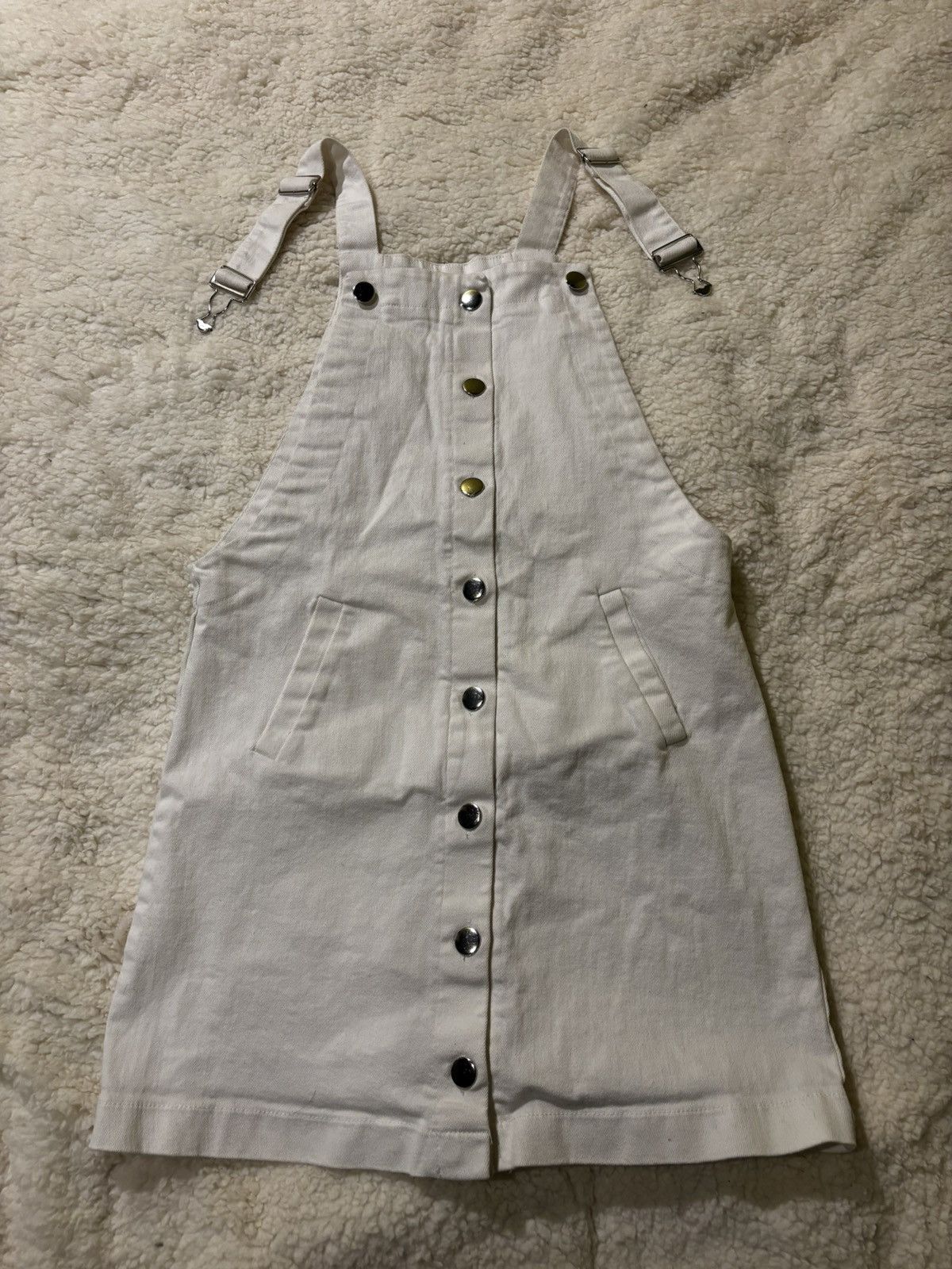 Other White denim overall dress0126 Size XS / US 0-2 / IT 36-38 - 10 Thumbnail