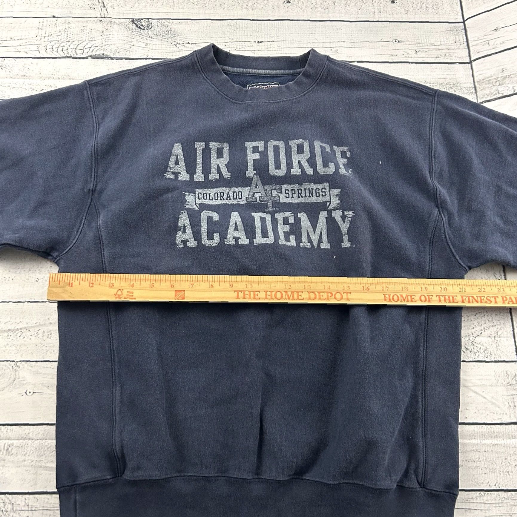 Jansport Jansport Air Force Academy Pullover Sweatshirt Mens M Blue Cross Grain Size US M / EU 48-50 / 2 - 4 Thumbnail