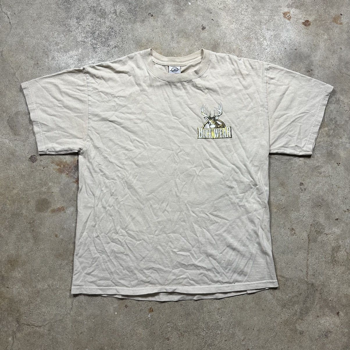 Delta Vintage 2004 Beige Buckwear Deer Hunting Outdoor Shirt Size US L / EU 52-54 / 3 - 4 Thumbnail