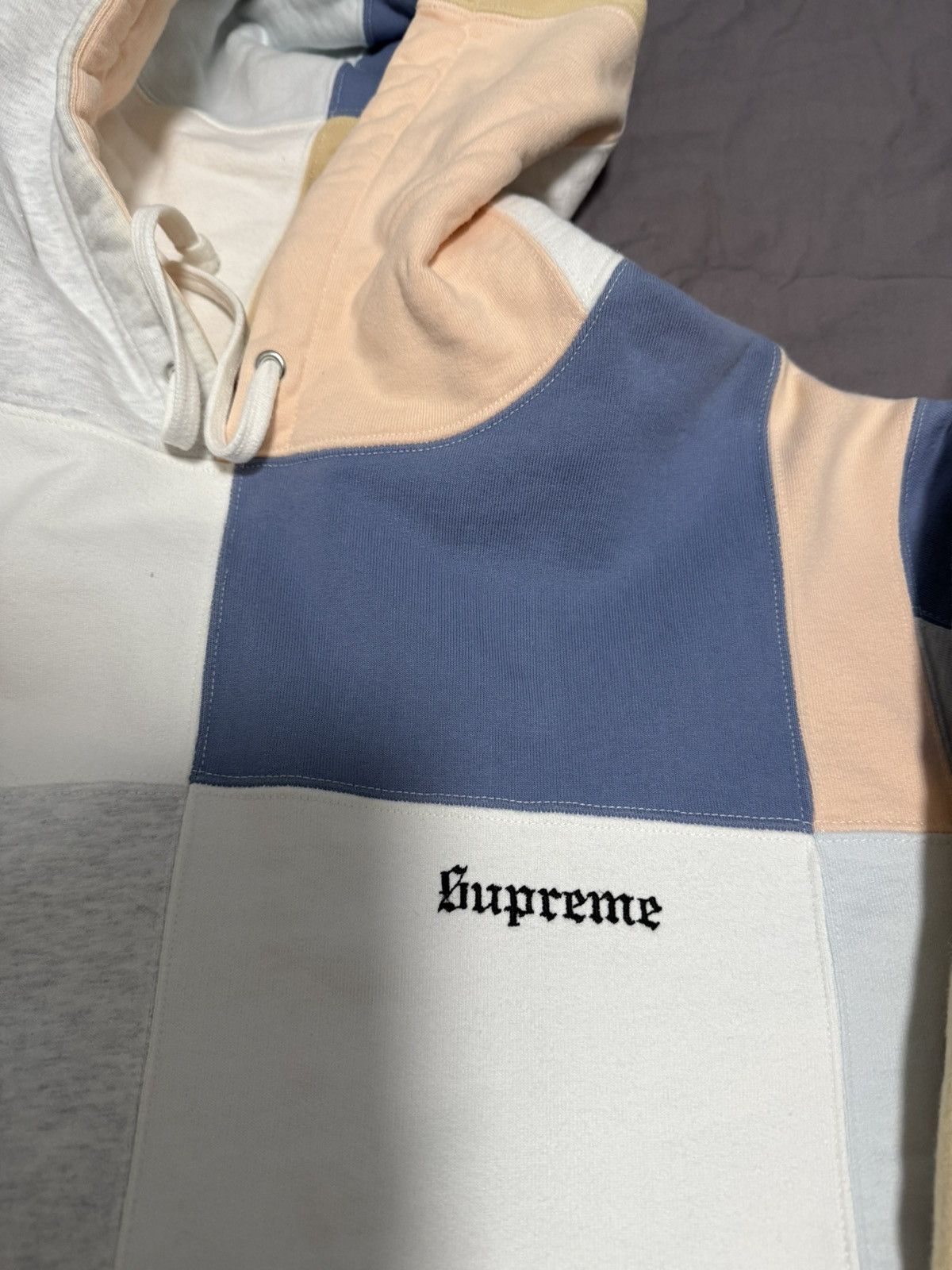 Supreme Supreme patchwork hoodie hood sweatshirt Size US L / EU 52-54 / 3 - 2 Thumbnail
