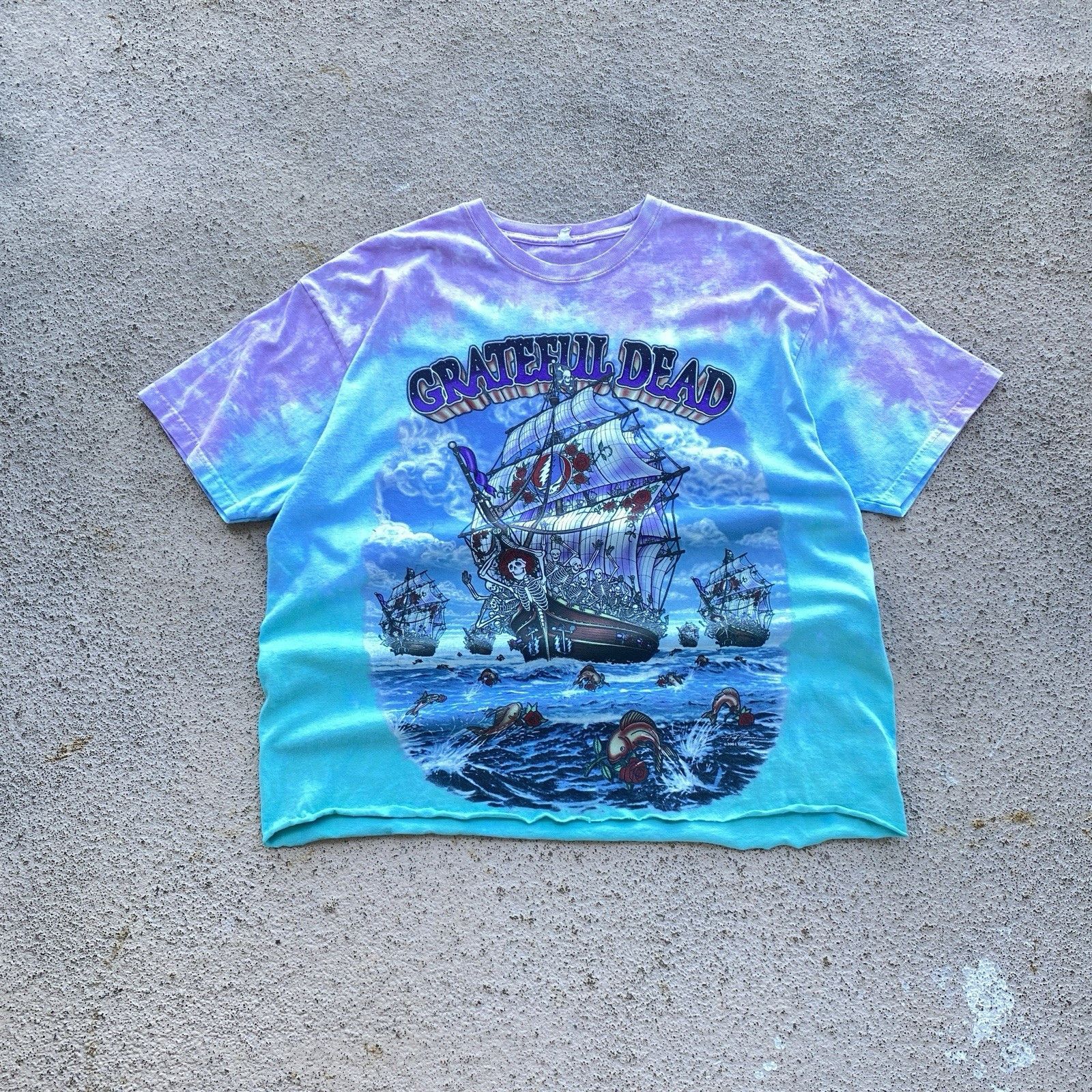 Band Tees Vintage 90s 2001 Grateful Dead Pirates T-shirt Band tee Y2K Size US L / EU 52-54 / 3 - 1 Thumbnail
