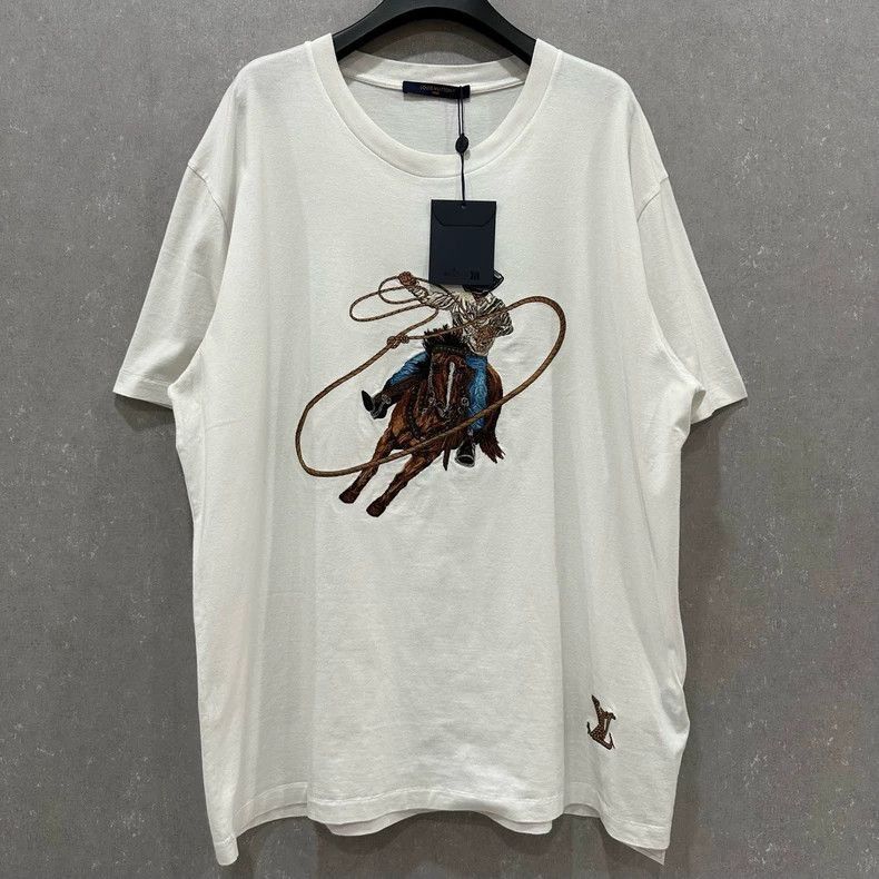 Louis Vuitton louis vuitton western cowboy pattern short sleeve Size US L / EU 52-54 / 3 - 7 Thumbnail