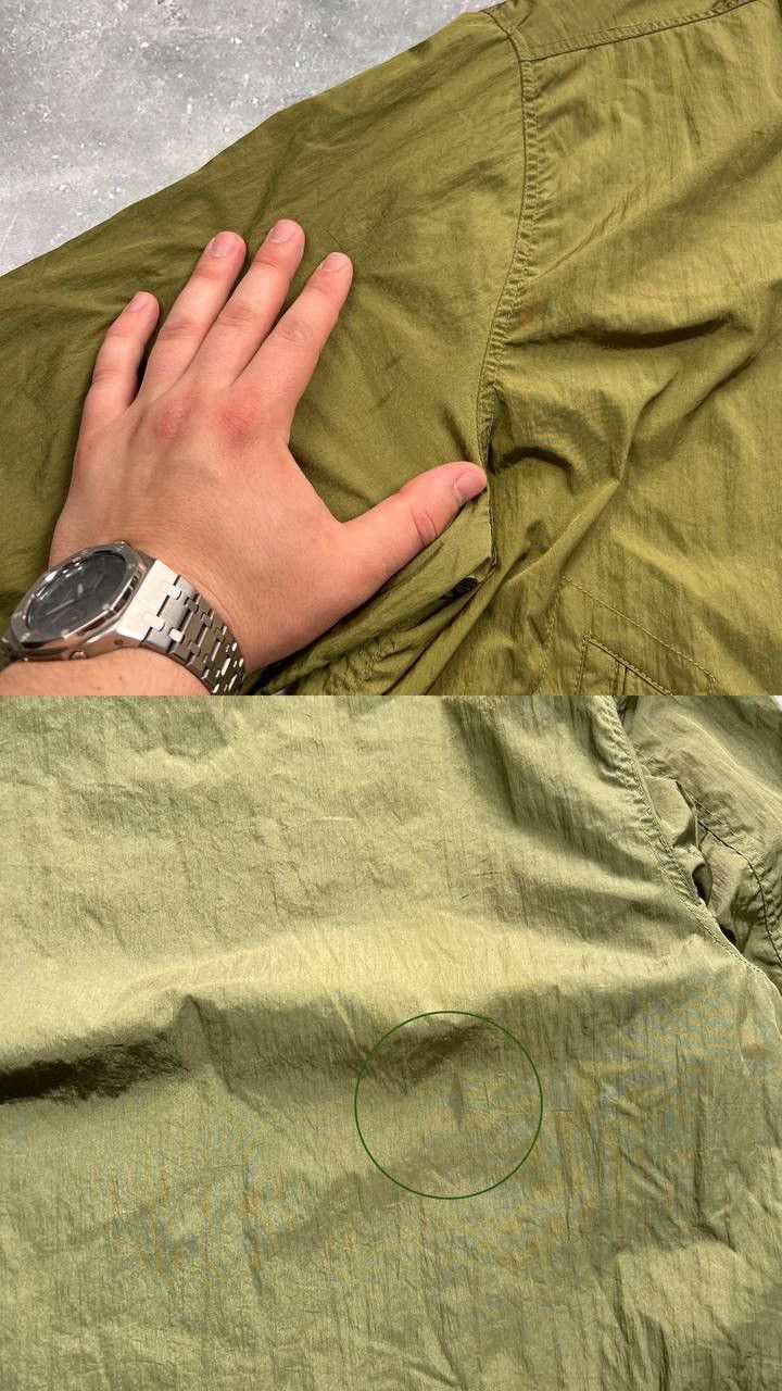 Pretty Green Pretty Green Crinkle Nylon Light Jacket Green Size L Size US L / EU 52-54 / 3 - 25 Thumbnail