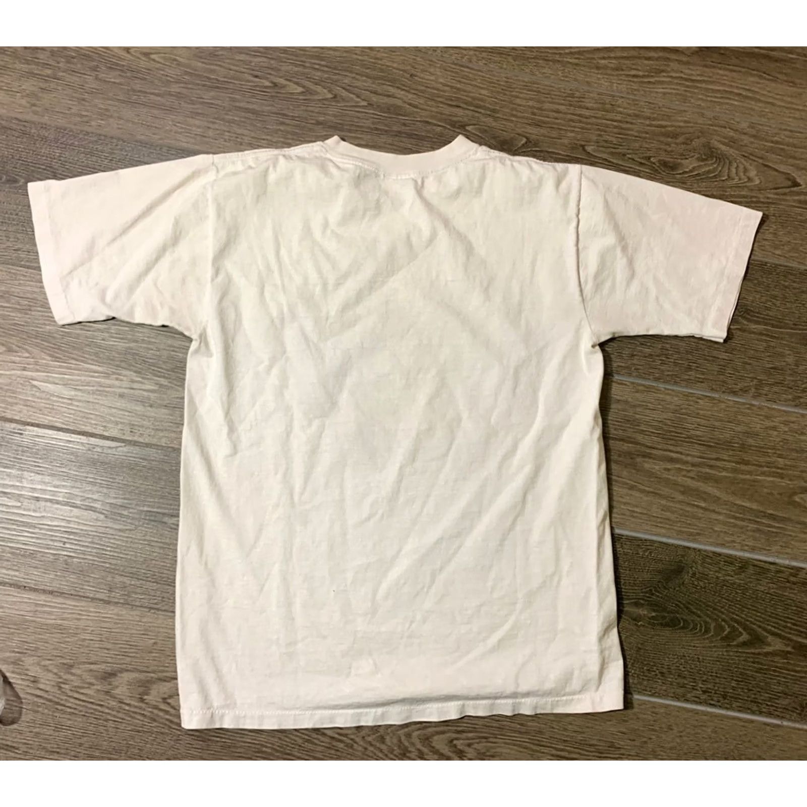 Vintage VINTAGE Single Stitch 90s Mens Large White T-Shirt Knights Of the Round Table Size US L / EU 52-54 / 3 - 5 Thumbnail