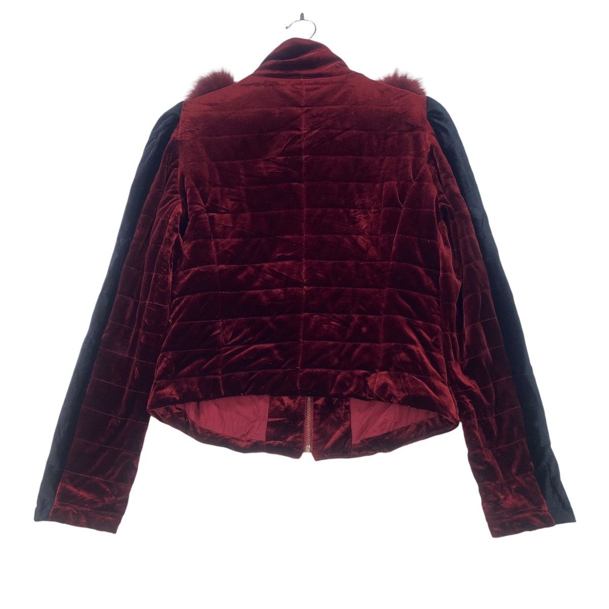 Japanese Brand Japanese Brand Manfeiqi Red Velvet Fox Fur Quilted Jacket Size S / US 4 / IT 40 - 2 Thumbnail