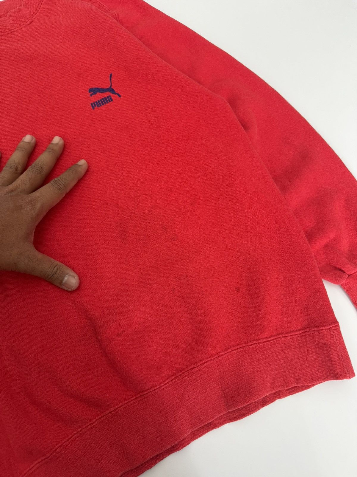 Puma 🔥 Vintage Japan Puma sport Distressed Sweatshirt Size US S / EU 44-46 / 1 - 5 Thumbnail