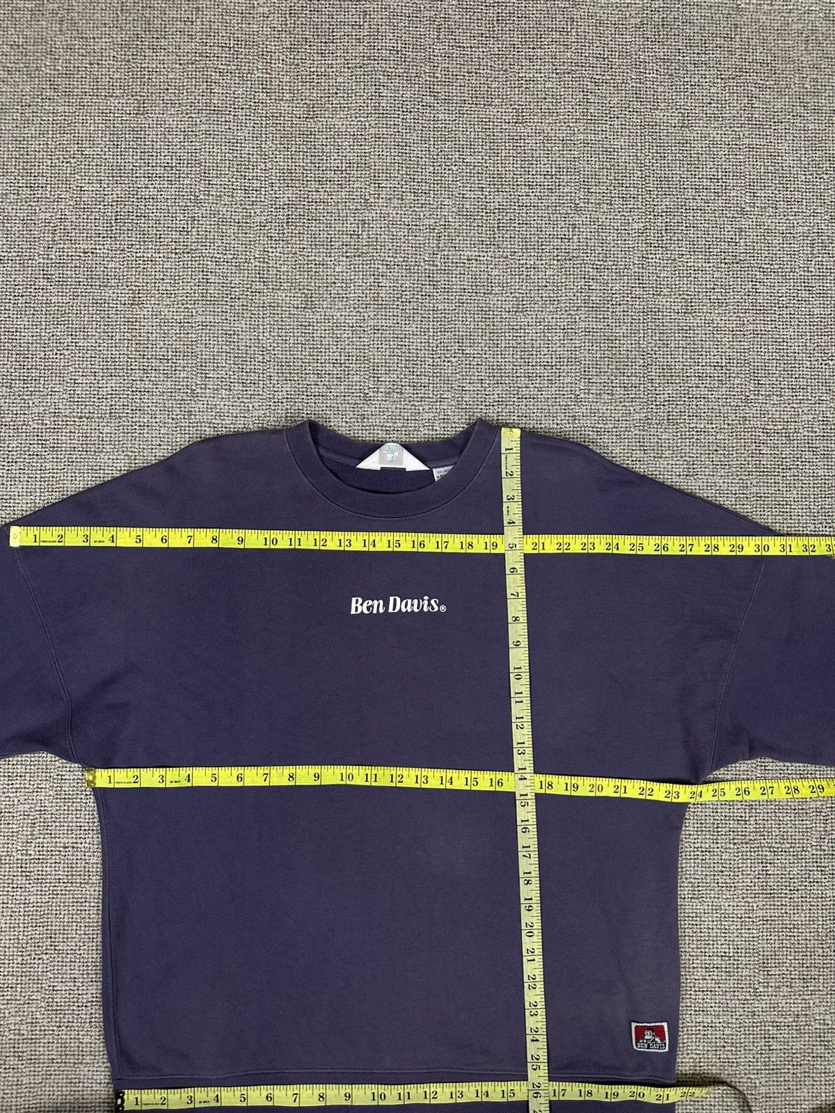 Ben Davis Vintage Ben Davis Boxy Sunfaded Crewneck Z306 Size US L / EU 52-54 / 3 - 7 Thumbnail