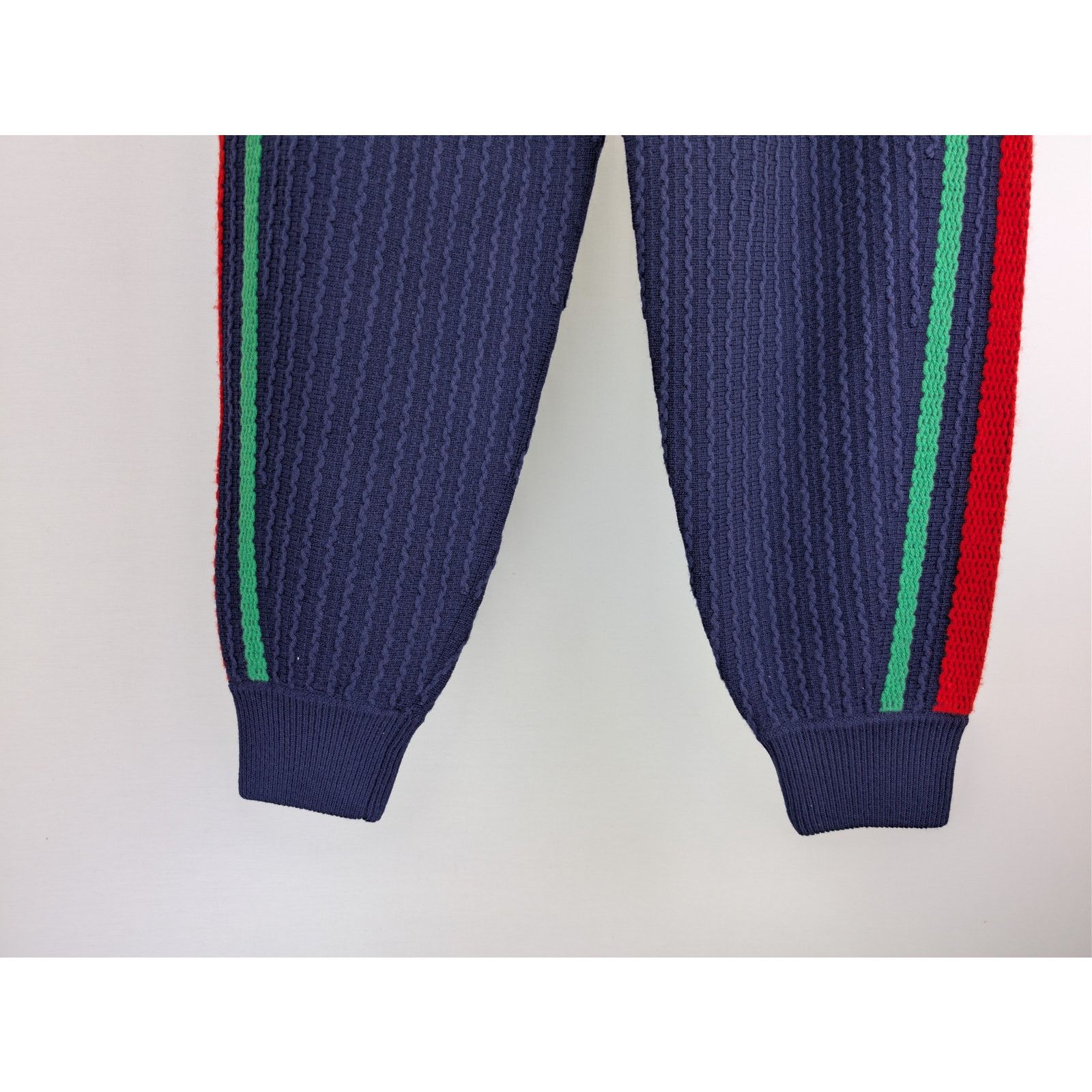 Gucci o1rshd1 Sweatpants Knitwear Pants With Web in Navy Blue Size US 36 / EU 52 - 10 Thumbnail