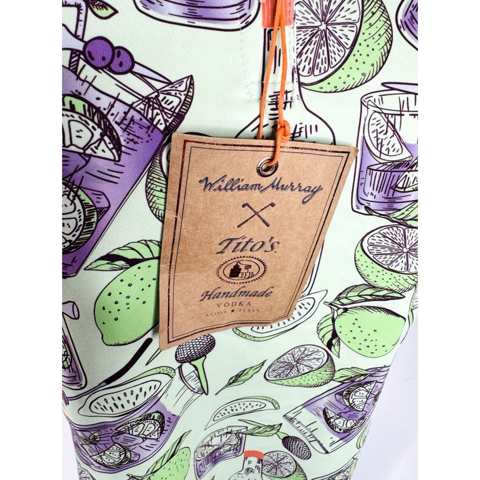 Vintage William Murray / Tito's Vodka Austin Golf Polo Womens M Shirt Green Shirt polo Womens M Green 90s 00s Mens Womens Boys Girls Size M / US 6-8 / IT 42-44 - 2 Thumbnail