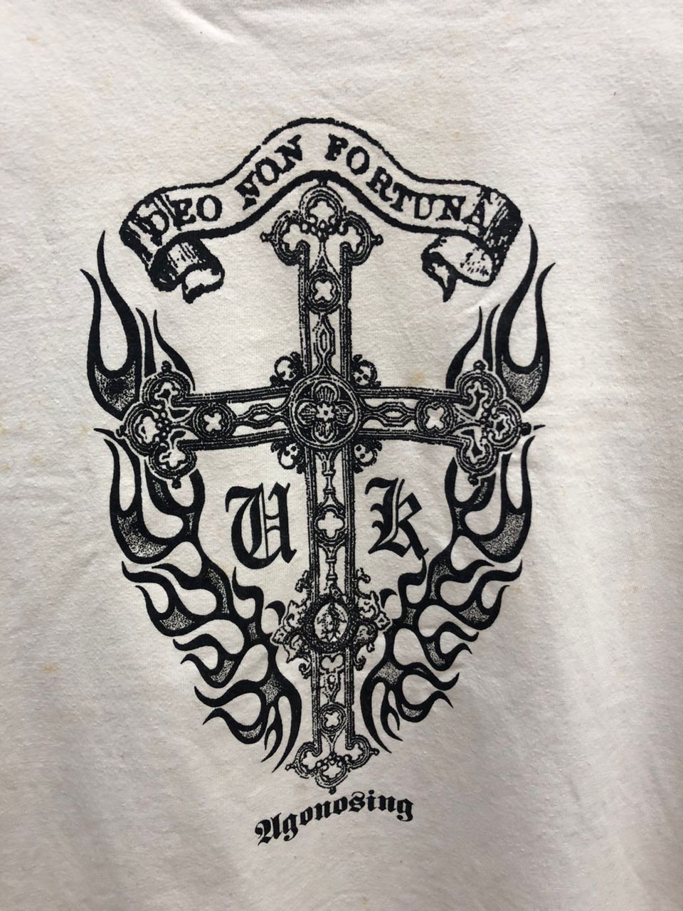 Vintage vintage uk Inspired Chrome Hearts Tee cross skull Size US M / EU 48-50 / 2 - 2 Thumbnail