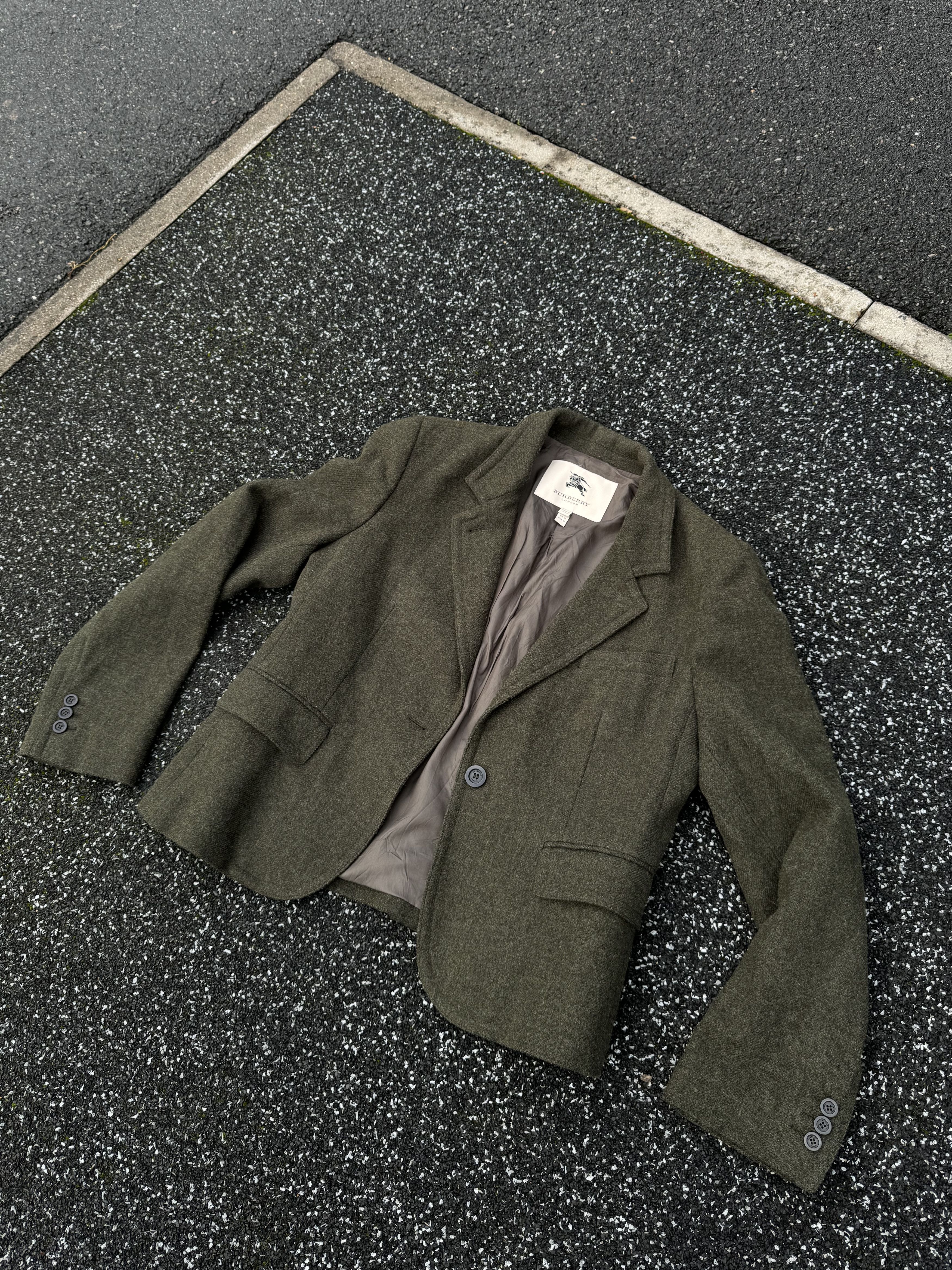 Burberry Luxury Rare Wool Jacket Women's