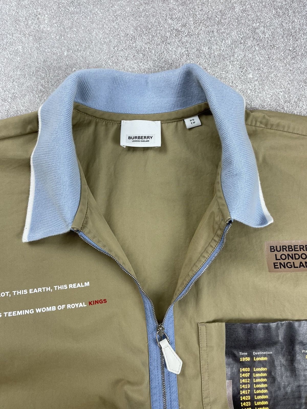 Burberry Burberry Short Sleeve Montage Print Cotton Shirt Size US XS / EU 42 / 0 - 7 Thumbnail