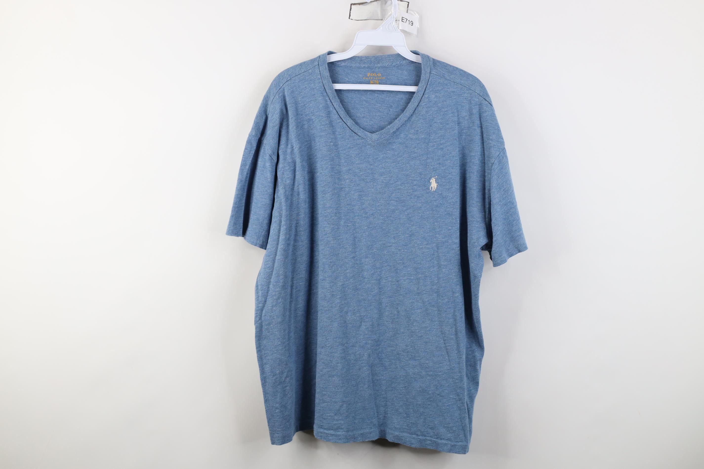 Polo Ralph Lauren Vintage Y2K Ralph Lauren Jersey Short Sleeve V-Neck T-Shirt Size US XL / EU 56 / 4 - 1 Thumbnail