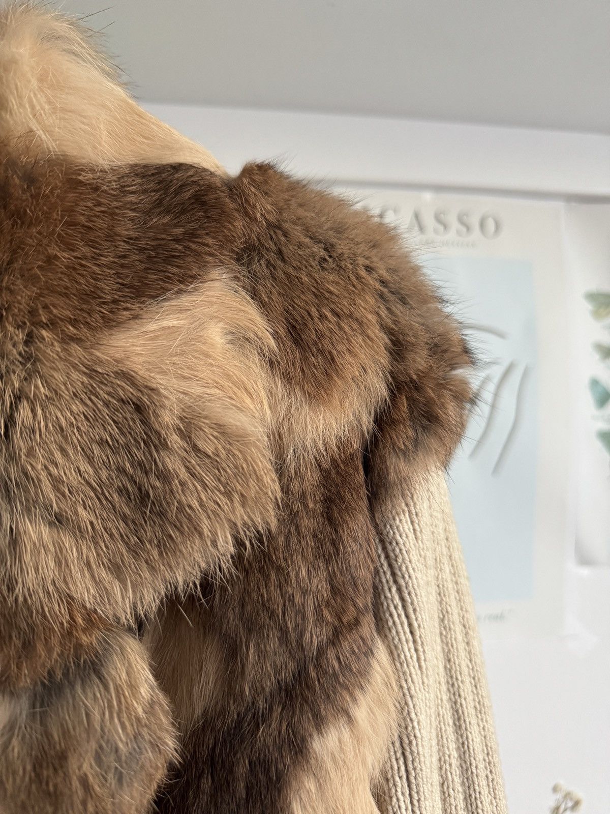 Japanese Brand × Vintage Fur jacket rabbit real vintage yk2 cardigan Size XL / US 12-14 / IT 48-50 - 5 Thumbnail