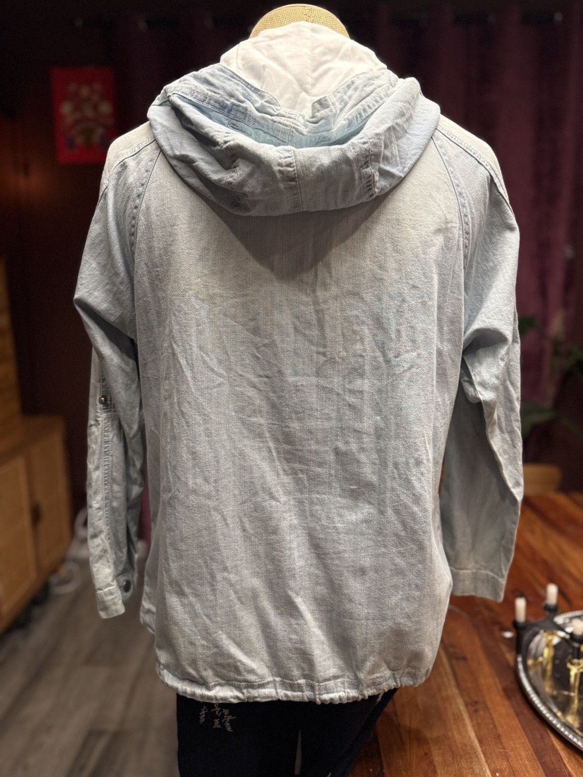 Other Lightweight Denim Hooded Jacket – Effortless Everyday Style Size US M / EU 48-50 / 2 - 8 Thumbnail