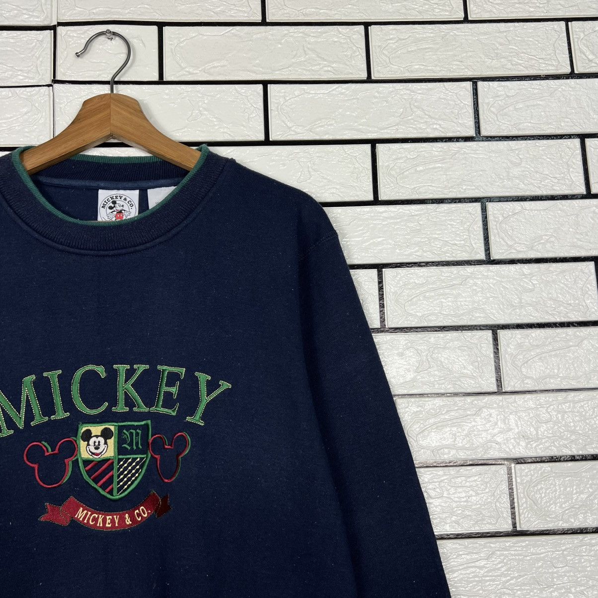 Mickey & Co. Vintage MICKEY & CO. Embroidered Logo Sweatshirt #4071-C185 Size US M / EU 48-50 / 2 - 5 Thumbnail