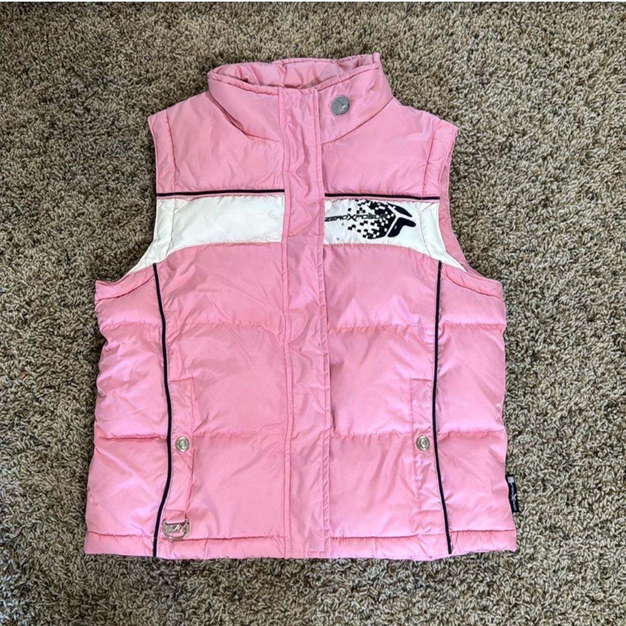 Vintage × ZeroXposur Y2K Pink Puffer Vest Size XS / US 0-2 / IT 36-38 - 1 Thumbnail