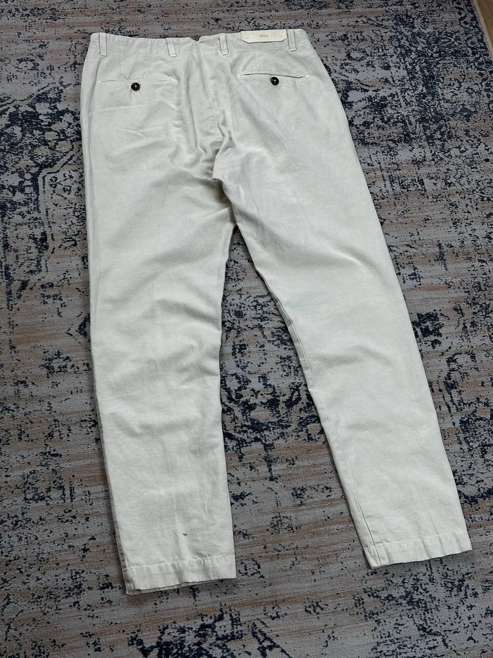 Designer Luxury Briglia 1949 Linen Chino Pants Made In Italy Size US 32 / EU 48 - 11 Thumbnail