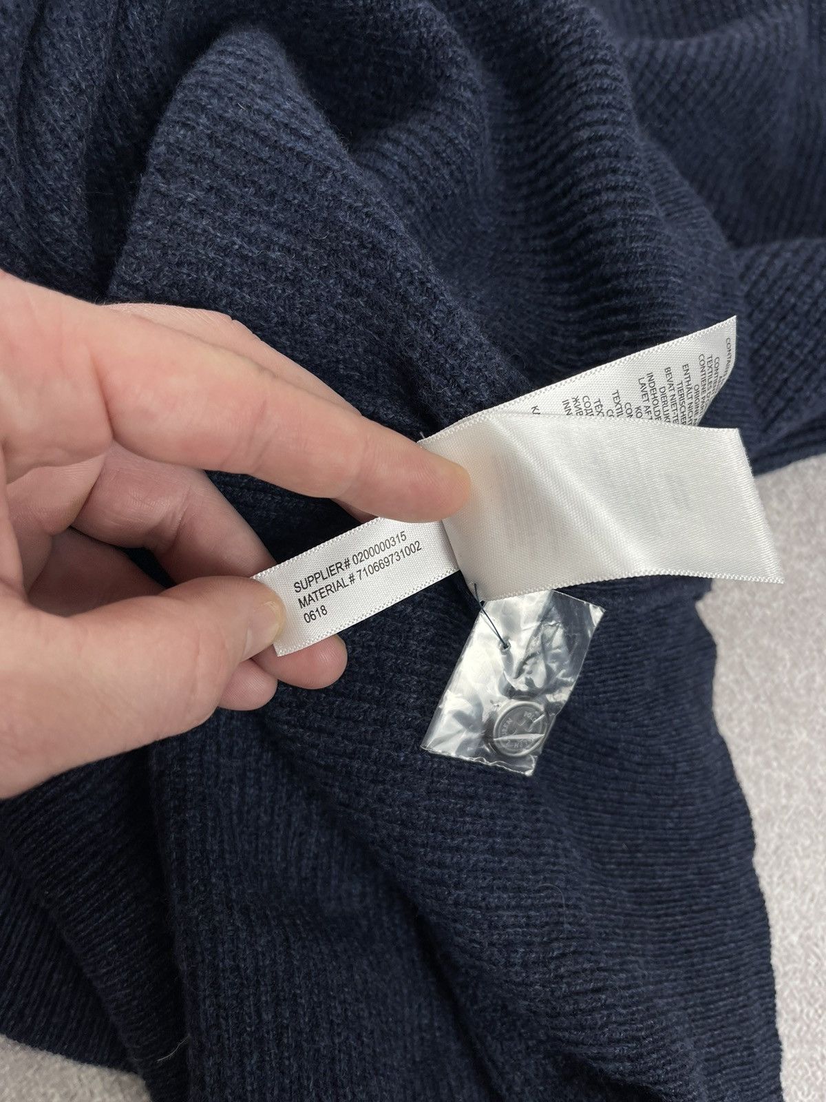 Polo Ralph Lauren × Ralph Lauren Polo Ralph Lauren Navy Merino Wool Knit Sweater Mens Size US XXL / EU 58 / 5 - 14 Thumbnail