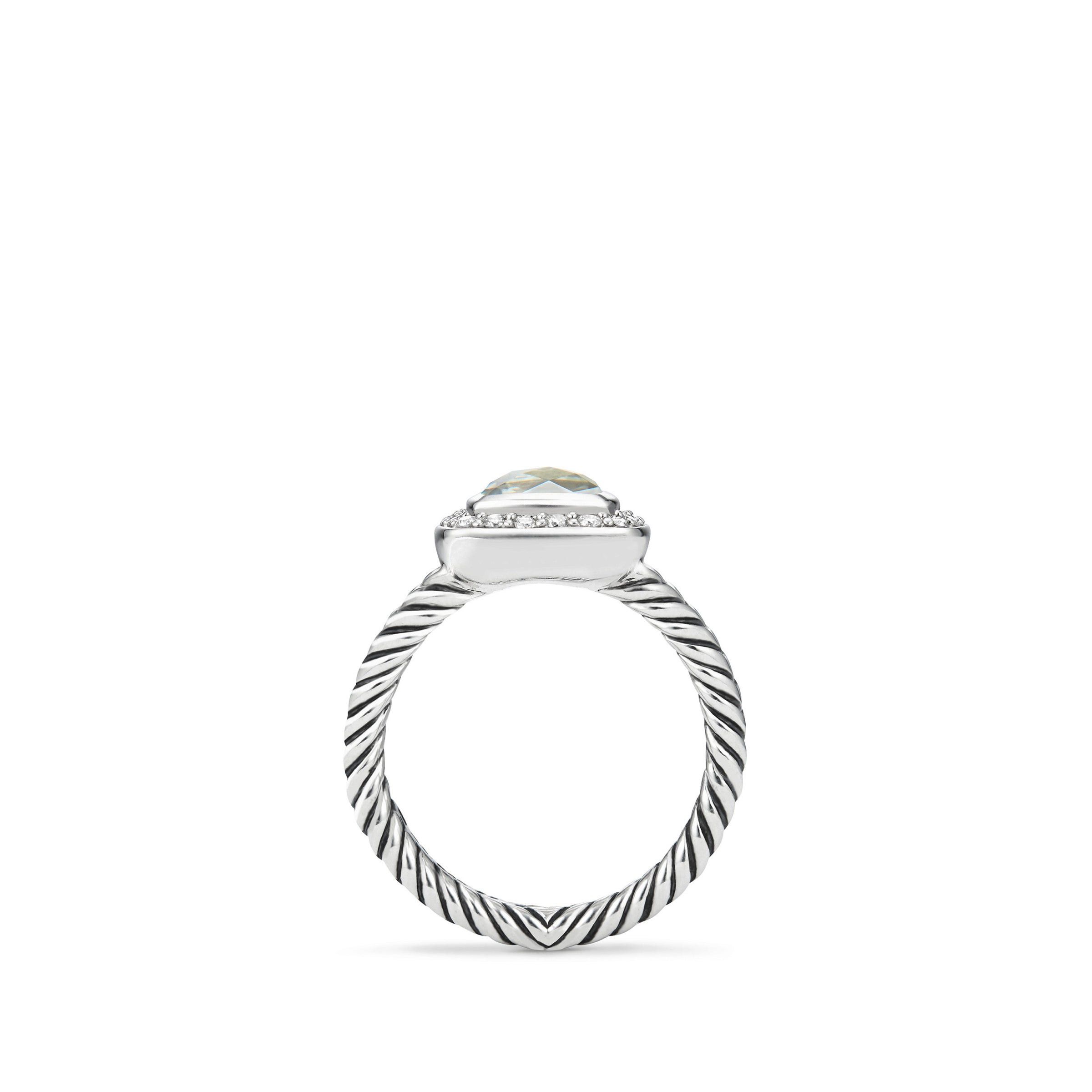 David Yurman o1w1db10525 R07443D Ring in Silver with Diamond Size ONE SIZE - 4 Thumbnail
