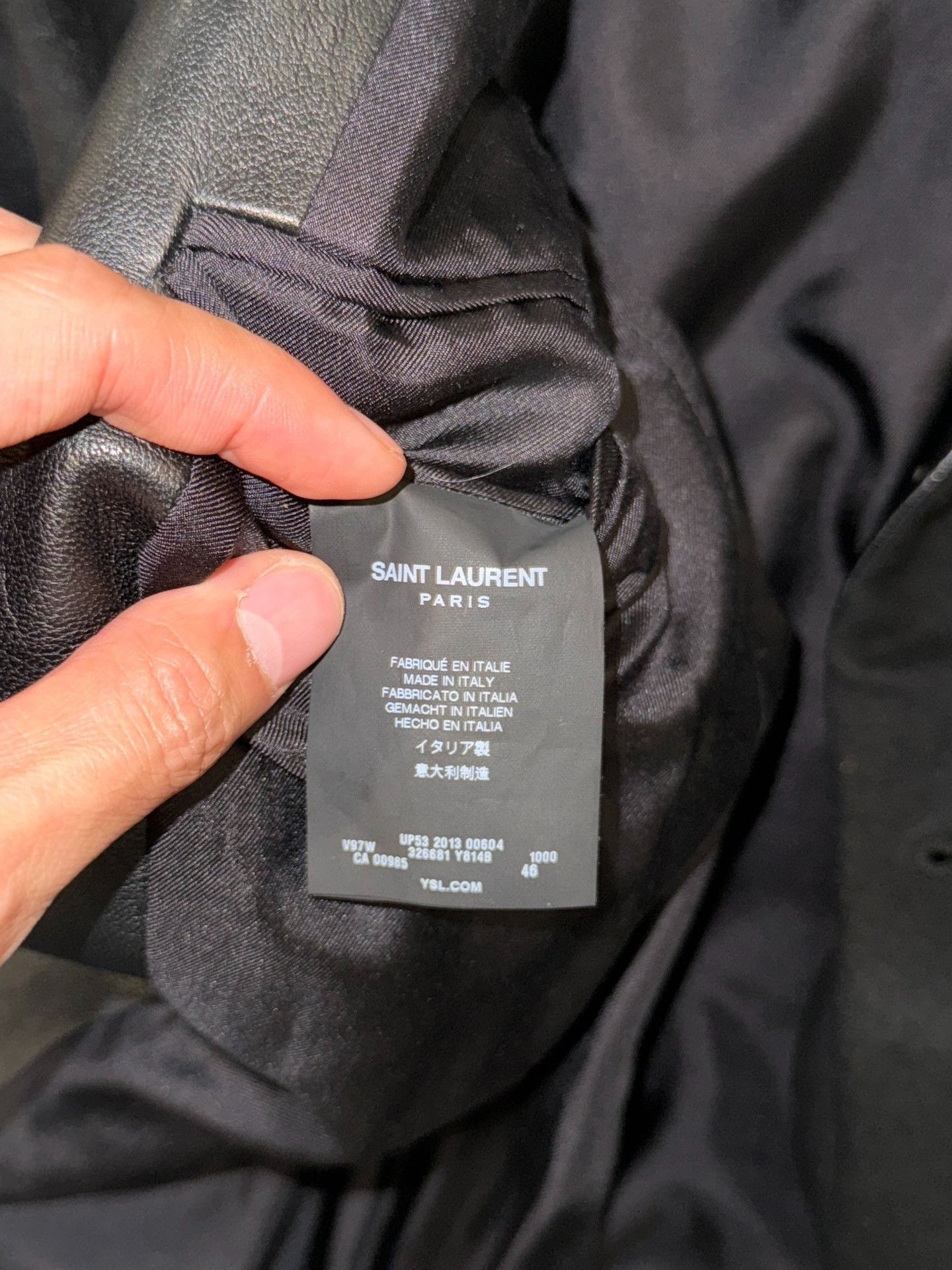 Yves Saint Laurent Saint Laurent Leather collar suit 2501-Nextarrow Size 46R - 4 Thumbnail