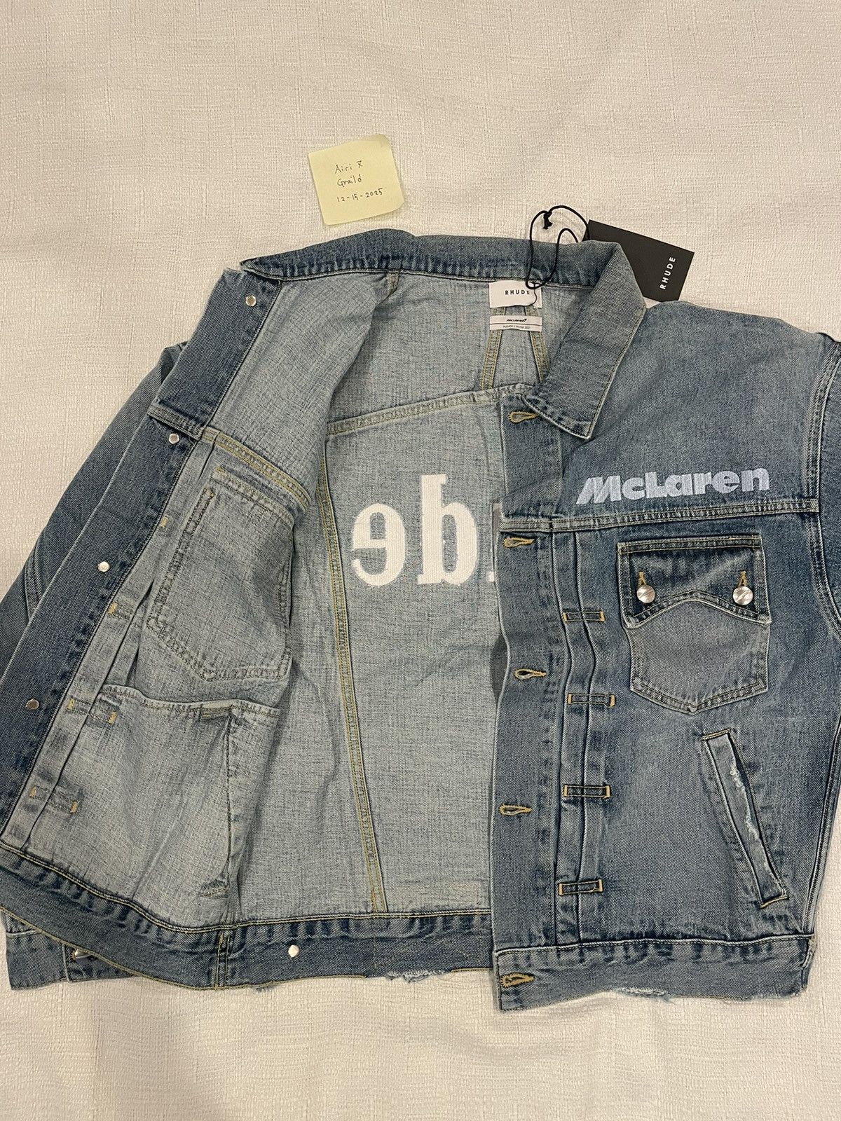 Rhude RhudexMcClaren Denim Jacket Size US M / EU 48-50 / 2 - 6 Thumbnail