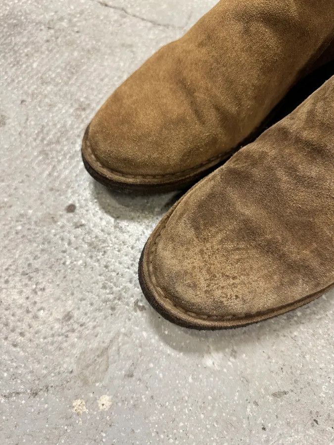 Designer × Saint Laurent Paris × Vintage SS2014 Saint Laurent Beige Leather Suede Boots Size US 8 / EU 41 - 4 Thumbnail
