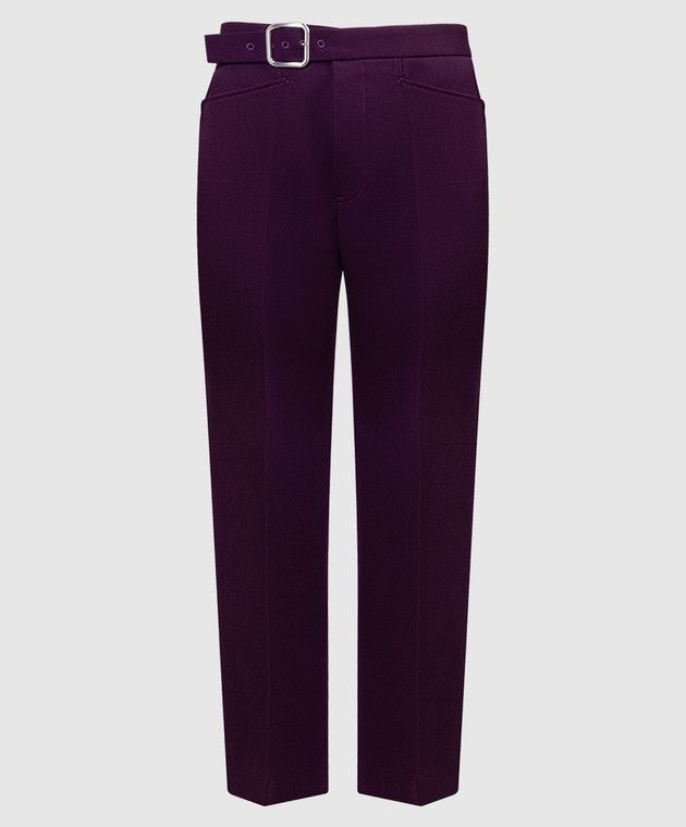 Jil Sander o1y1025 Casual Pant in Mauve Size 27" / US 4 / IT 40 - 1 Thumbnail