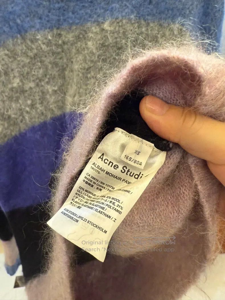Acne Studios Acne Studios Knitted Sweater, Mohair Size XS / US 0-2 / IT 36-38 - 4 Thumbnail