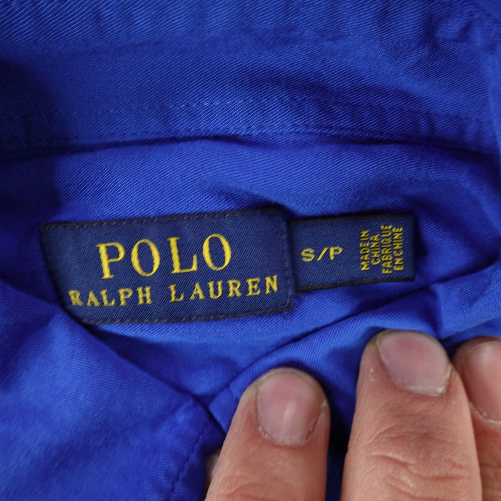 Polo Ralph Lauren Polo Ralph Lauren VINTAGE Button-Up Shirt Mens Small Blue Rayon Long Sleeve Casual Classic Size US S / EU 44-46 / 1 - 7 Thumbnail