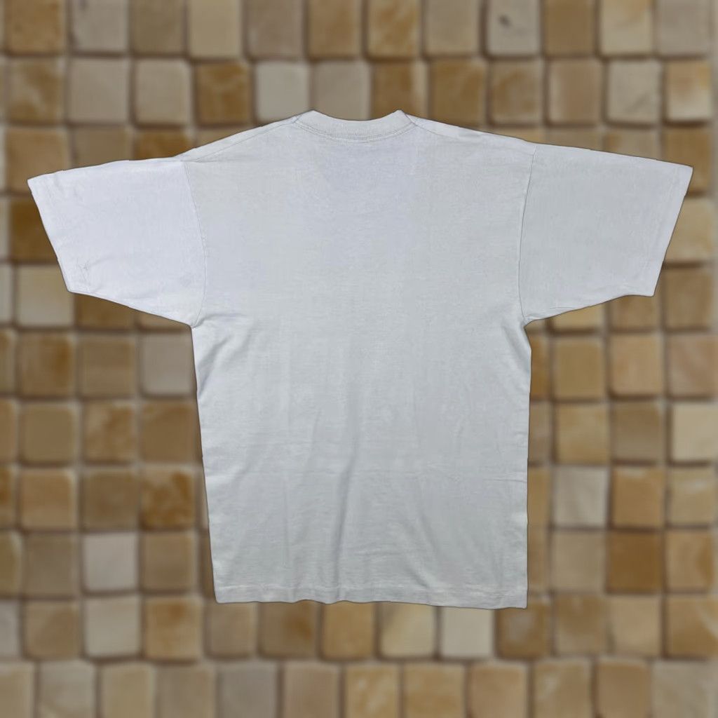 Fruit Of The Loom VINTAGE 90’s Fire Department Fire Fighter Souvenir Graphic Single Stitch T-Shirt Large Mens Cream Shirt 90s Fire Department Souvenir Graphic Front Size US L / EU 52-54 / 3 - 1 Thumbnail