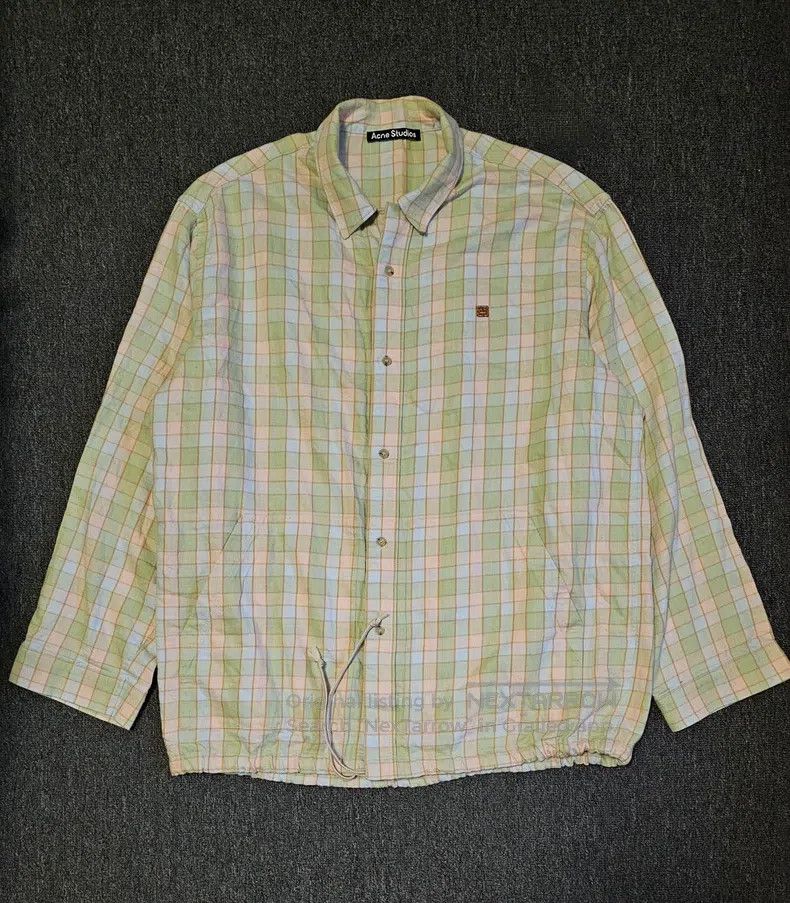 Acne Studios Acne Studios Plaid shirt jacket, fresh macaron color schem Size M / US 6-8 / IT 42-44 - 1 Thumbnail