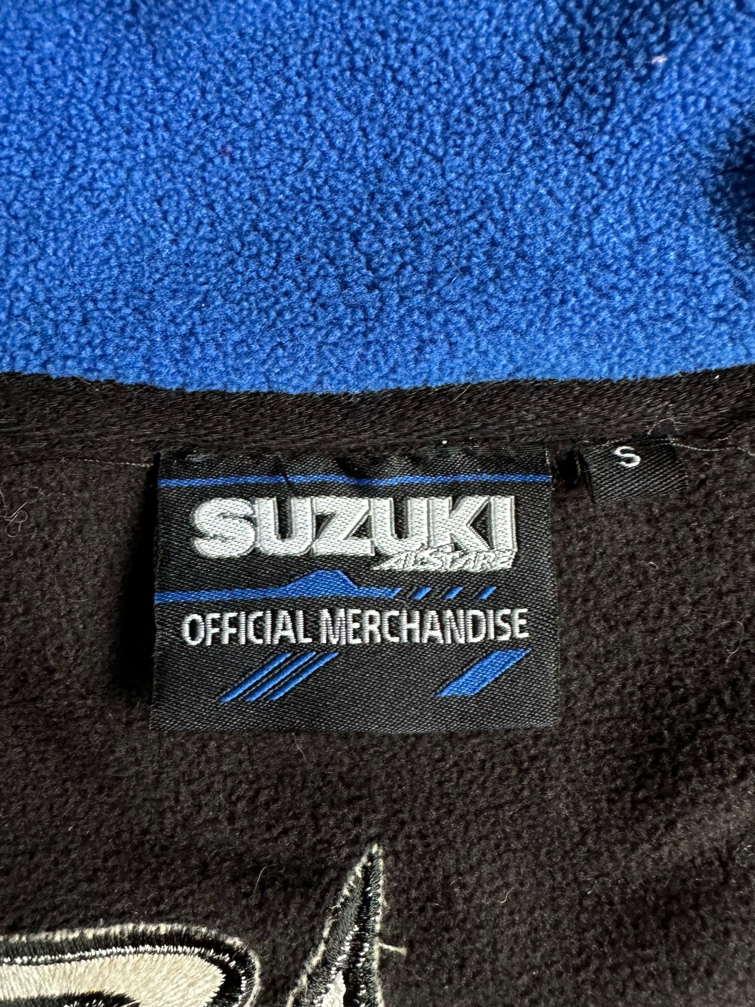 Japanese Brand × Vintage Vintage Suzuki 90's Fleece Racing Moto Car Jacket (S) Size US S / EU 44-46 / 1 - 7 Thumbnail