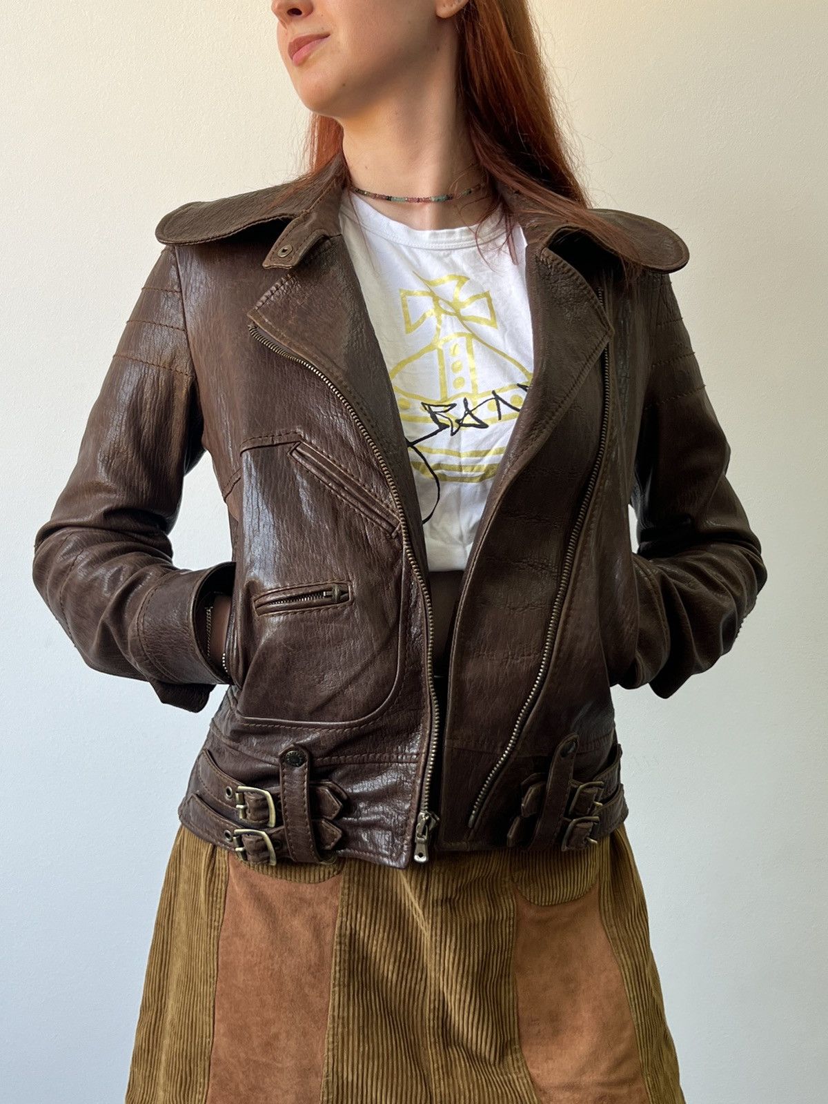 Dolce & Gabbana Dolce & Gabbana Cargo Belted biker Leather Jacket Size M / US 6-8 / IT 42-44 - 2 Thumbnail