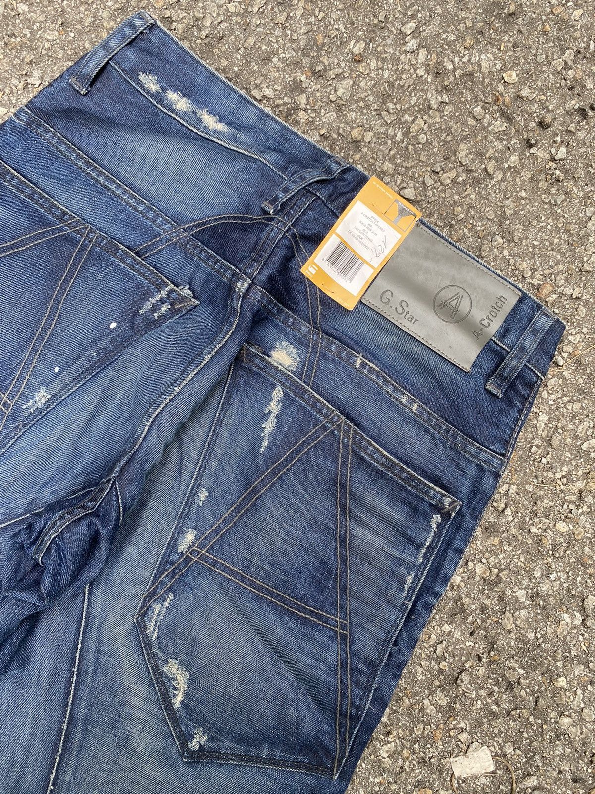 G-Star G Star Raw Distressed Denim Pants Jeans Size US 29 - 8 Thumbnail