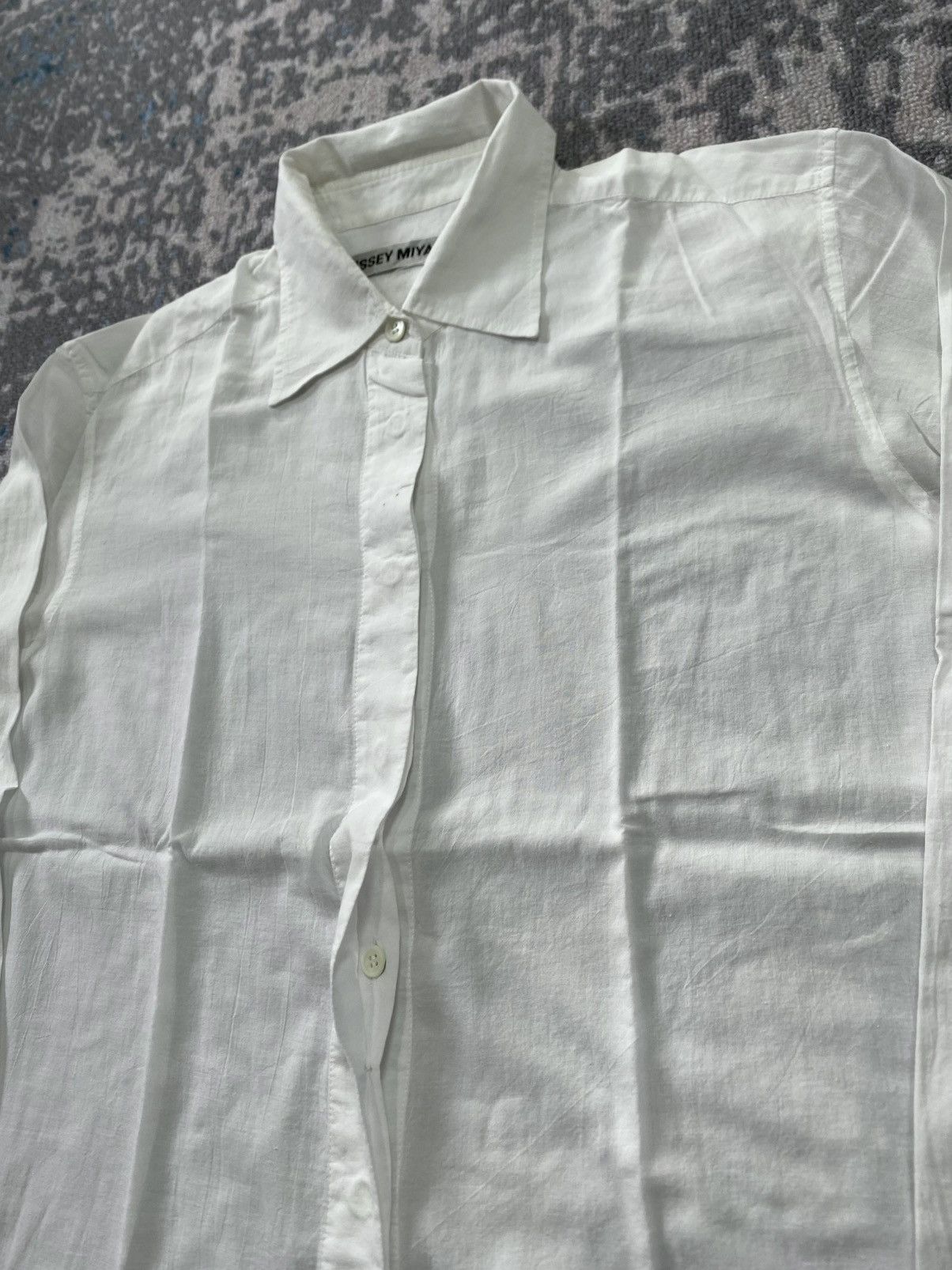 Issey Miyake Vintage Issey Miyake Hidden Button Shirt Size M / US 6-8 / IT 42-44 - 3 Thumbnail