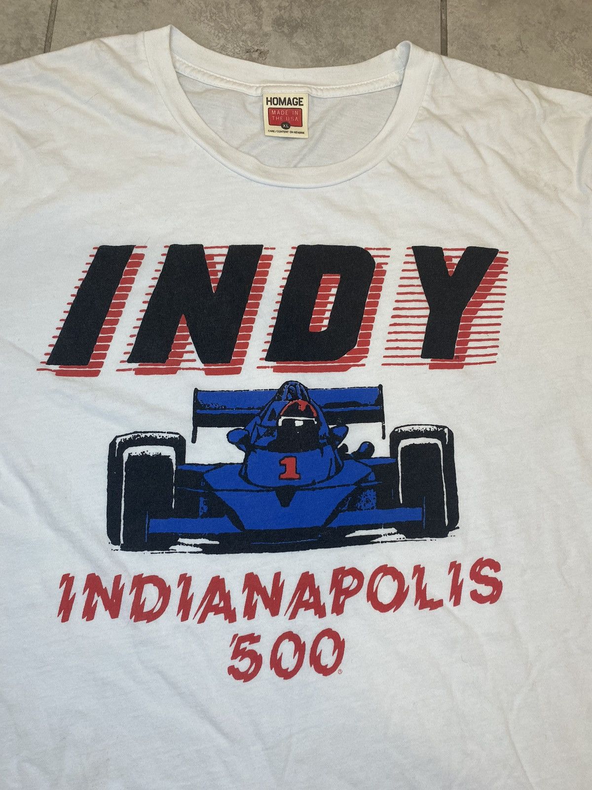 Homage × Vintage 90s’ Homage “Indianapolis 500” Tee Size US XL / EU 56 / 4 - 3 Thumbnail