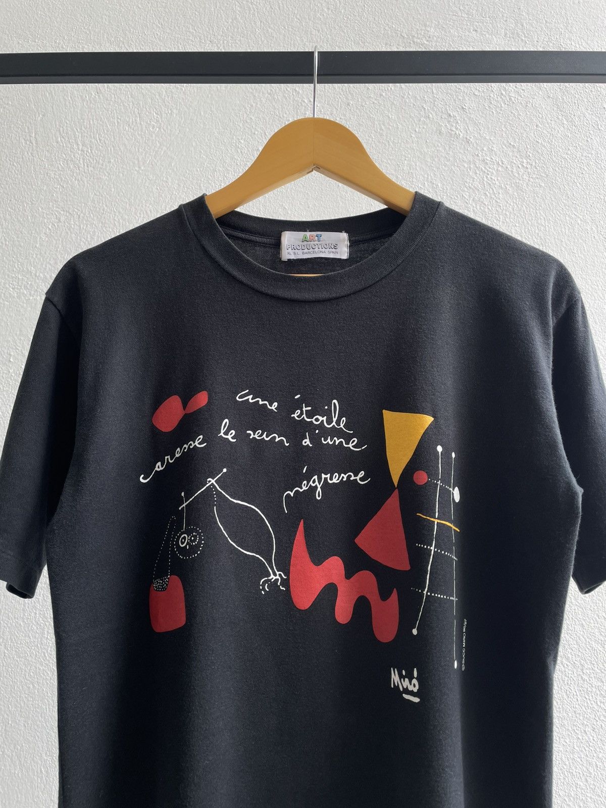 Art Comes First Vintage 90's John Miro Artwork Shirts Size US M / EU 48-50 / 2 - 2 Thumbnail