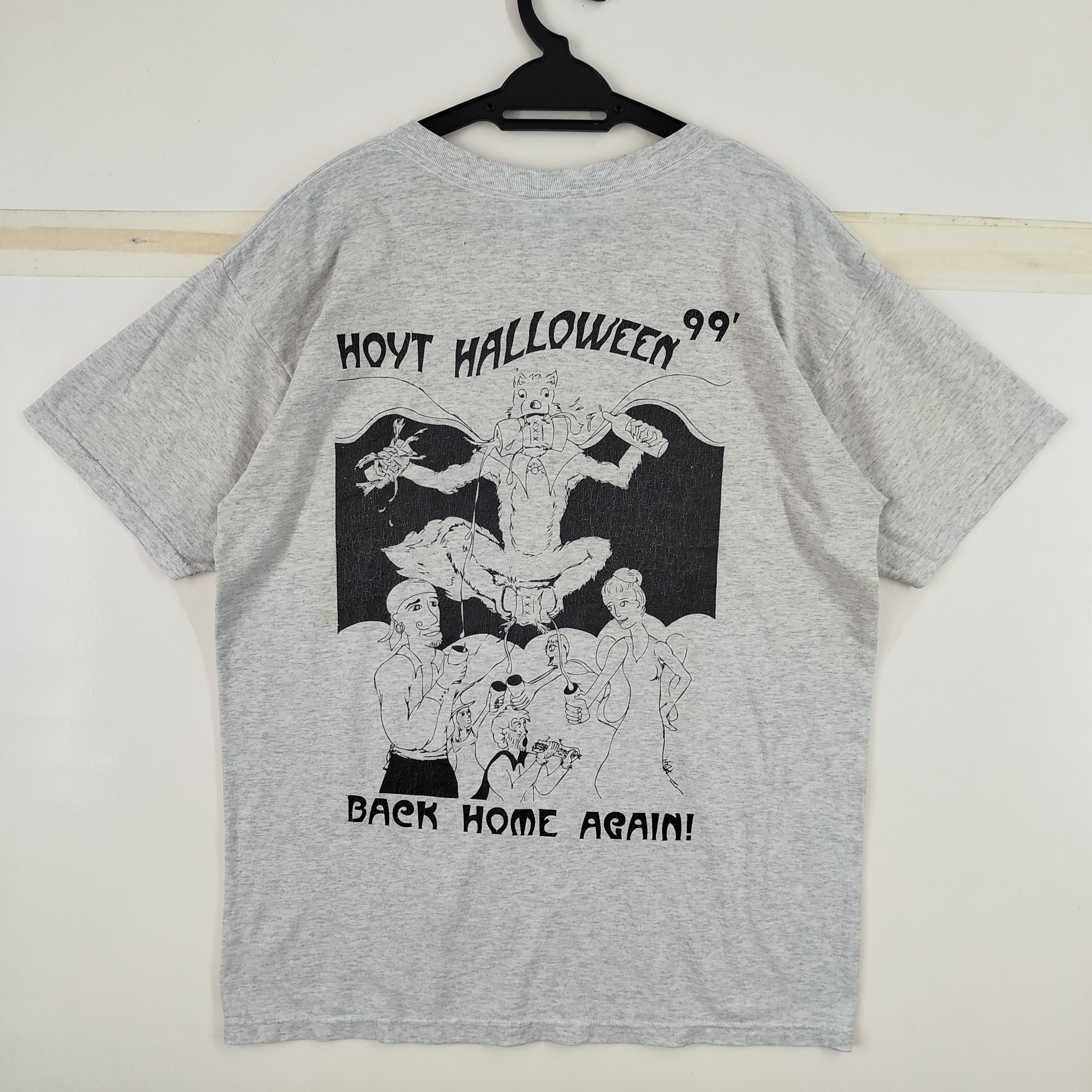 Fruit Of The Loom × Vintage Vintage Hoyt Halloween 99's Big Backhit FOTL Size US L / EU 52-54 / 3 - 1 Thumbnail