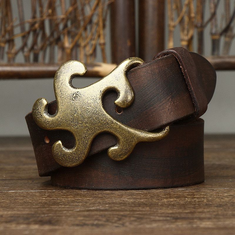 Japanese Brand Unique buckle Retro style belt Size ONE SIZE - 2 Thumbnail