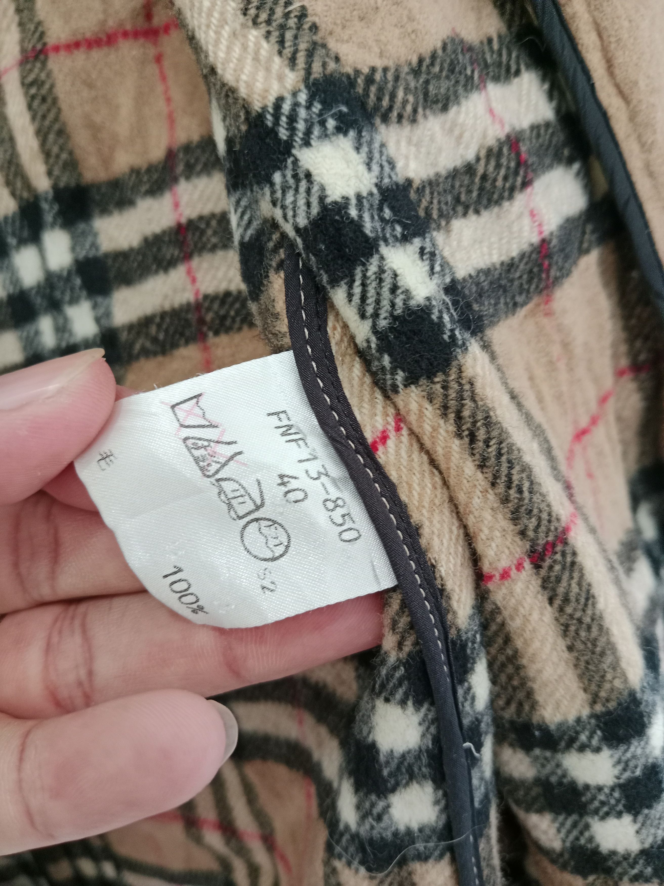 Burberry × Designer Burberrys Blue Label Wool Parka Jacket Size M / US 6-8 / IT 42-44 - 10 Thumbnail