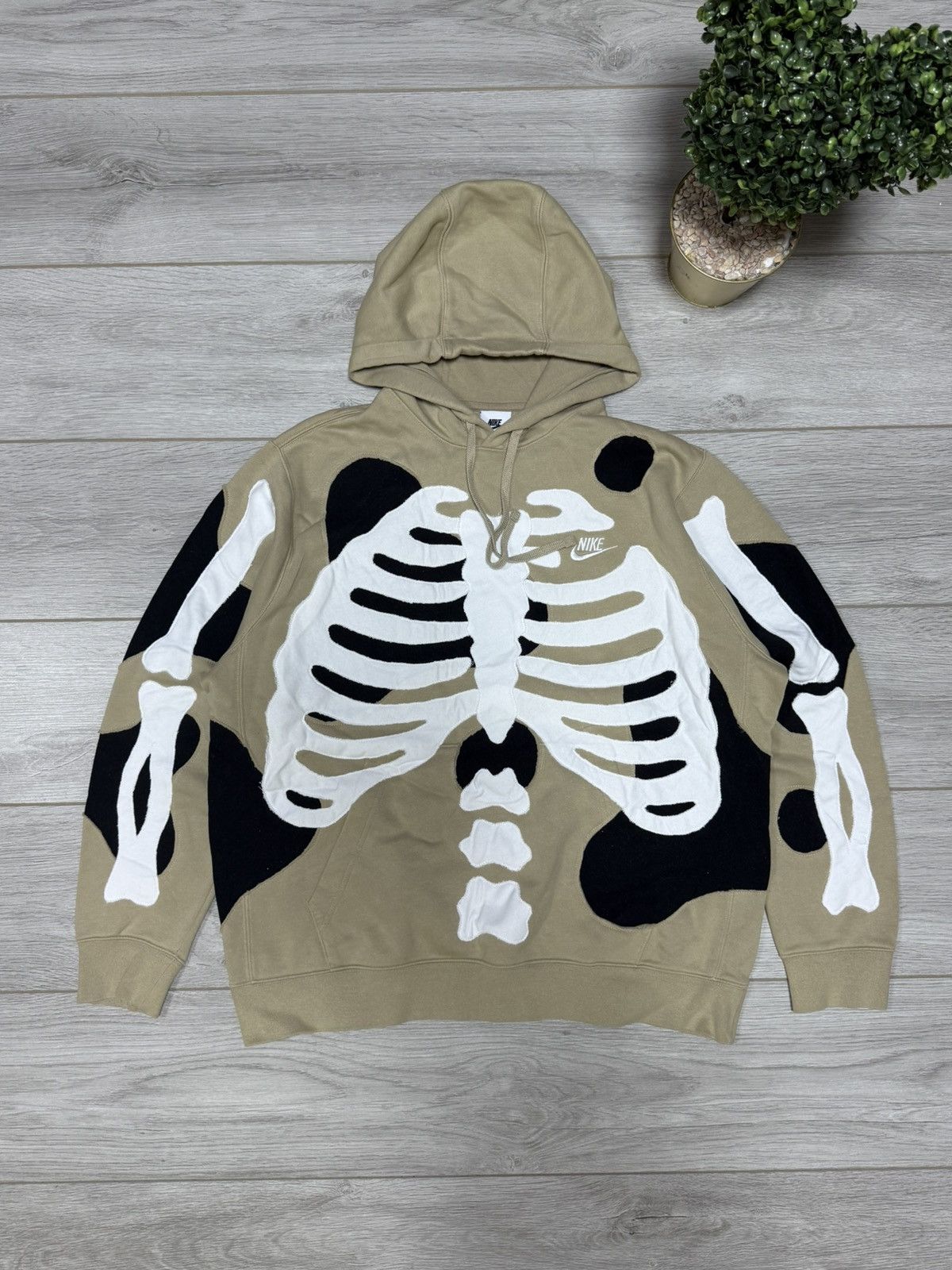 Nike Nike Skeleton 1:1 custom hoodie all over bones handmade Size US L / EU 52-54 / 3 - 1 Thumbnail