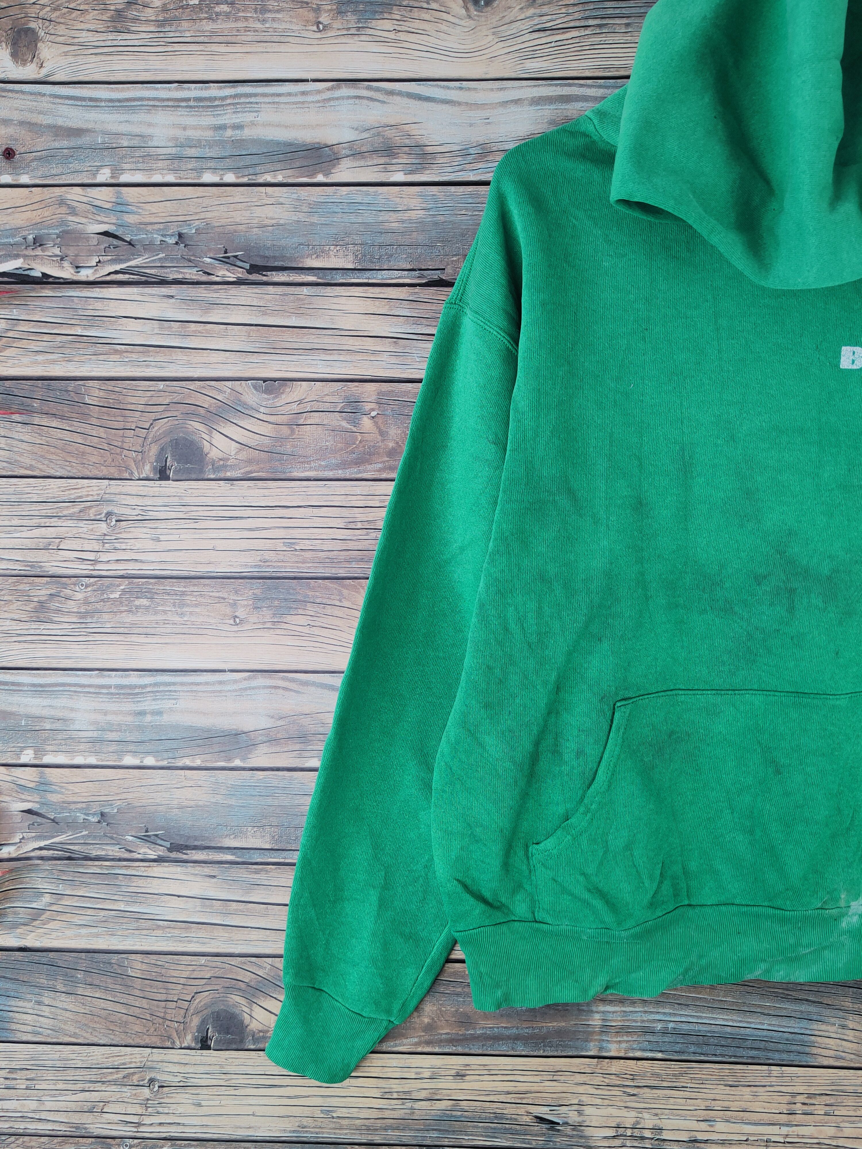 Majestic Vintage Faded Majestic Green Hoodie Sweatshirts Size US M / EU 48-50 / 2 - 3 Thumbnail