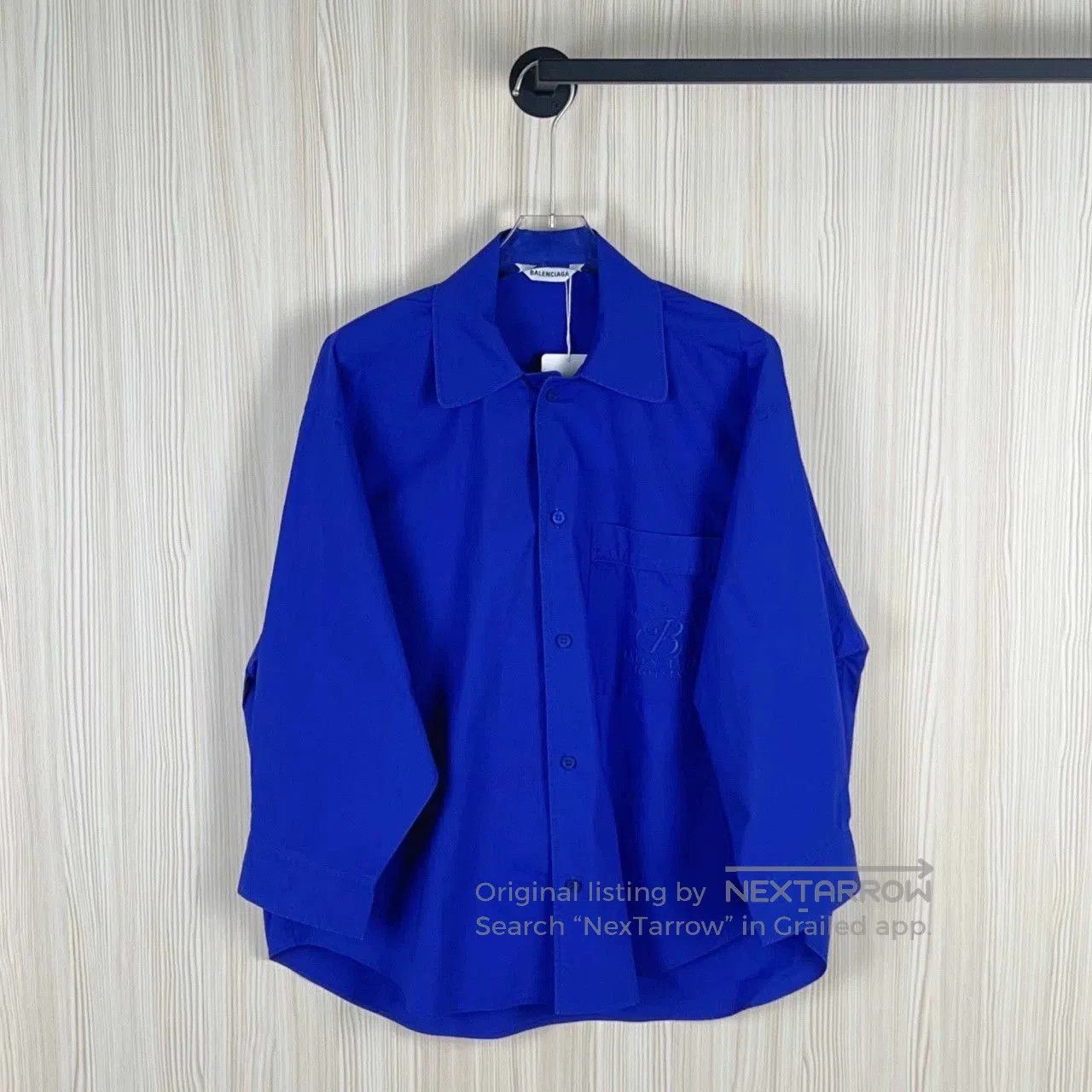 Balenciaga balenciaga blue long sleeve shirt size 36. Size US M / EU 48-50 / 2 - 1 Thumbnail