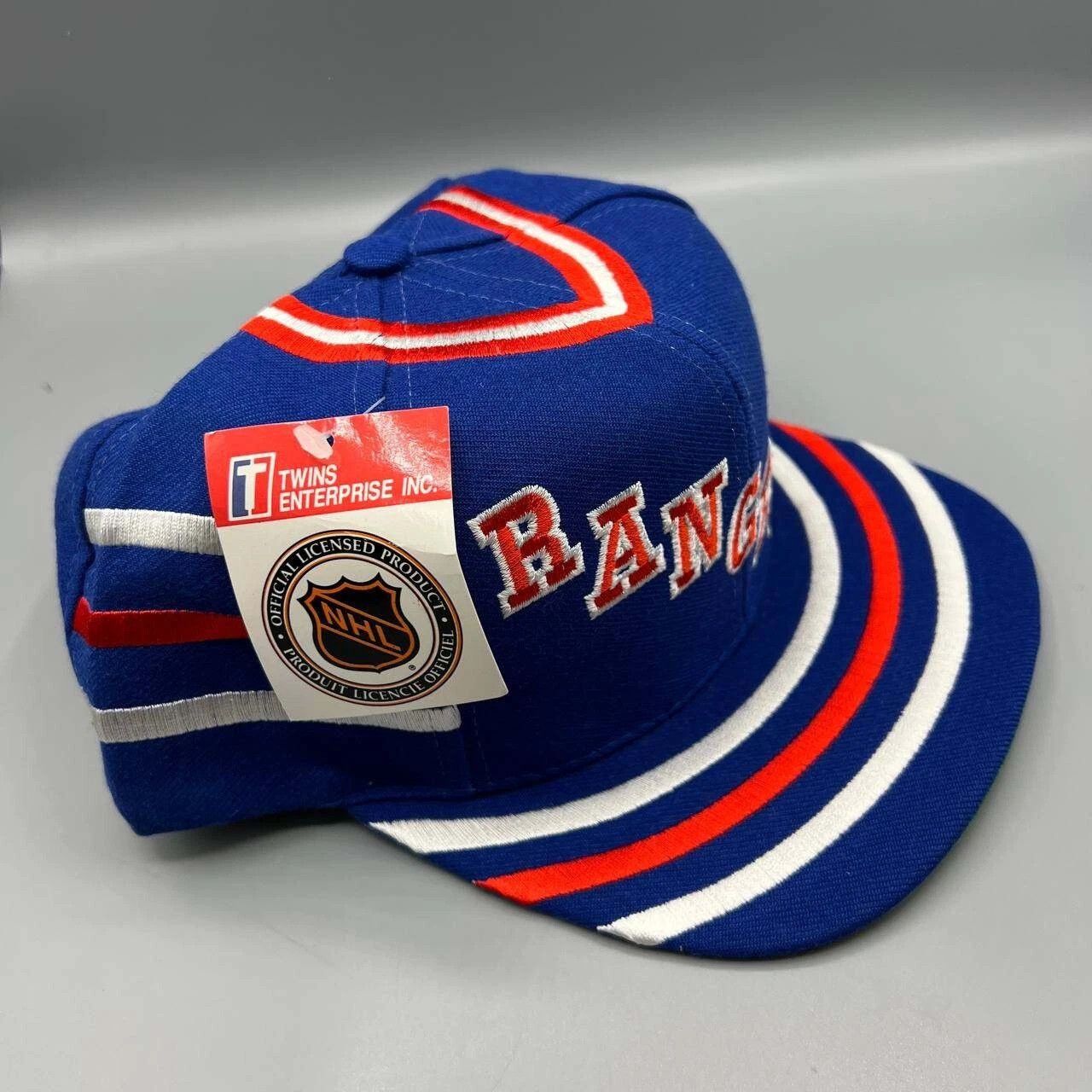 Twins Enterprise Inc. × Vintage New York Rangers Hat Men Twins Enterprise NHL Snap Back Cap Size ONE SIZE - 3 Thumbnail