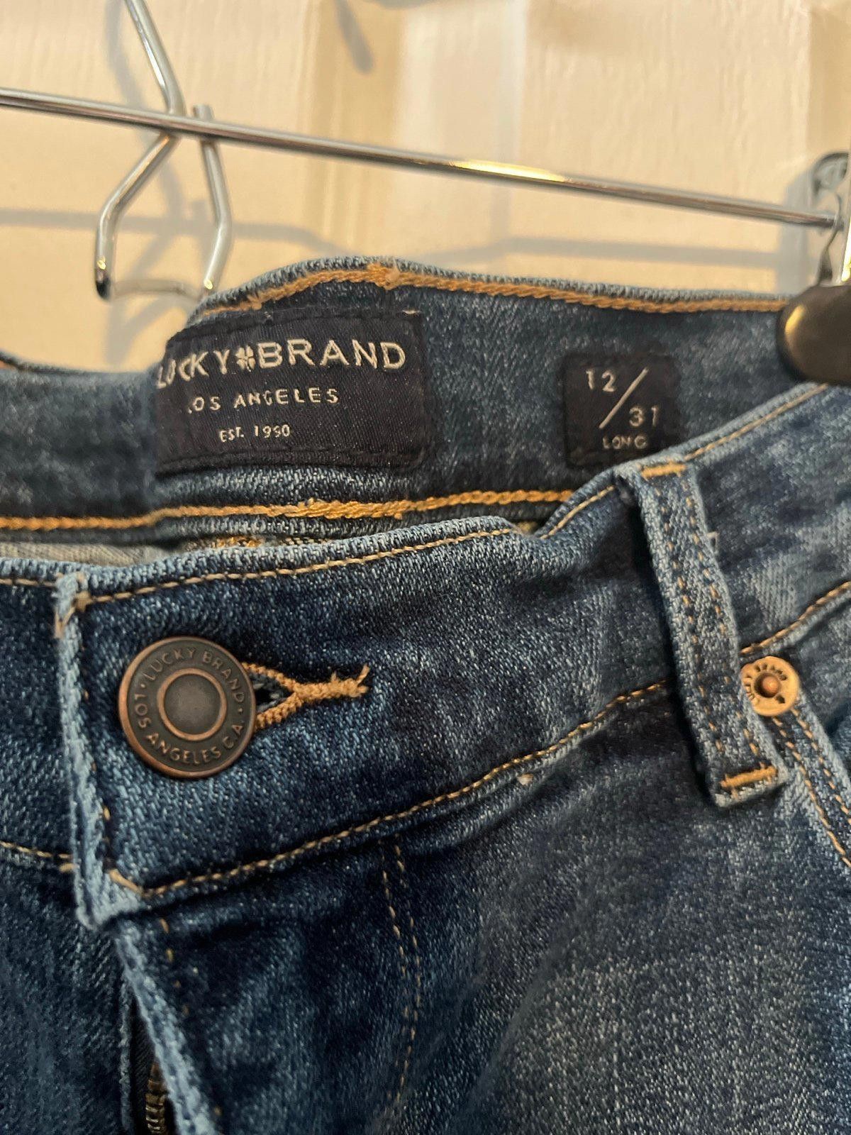 Lucky Brand Lucky Brand Women's 12/31 Long Denim Jeans Size 31" - 2 Thumbnail