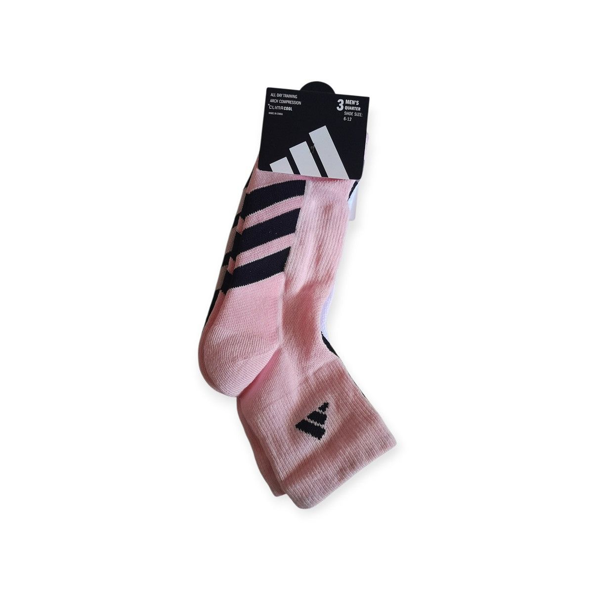 Adidas Adidas Men’s Assorted Quarter 3-Pack Socks Size ONE SIZE - 3 Thumbnail