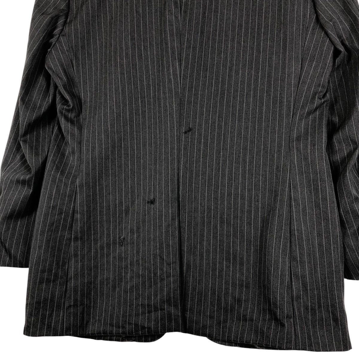 Yohji Yamamoto A.A.R Yohji Yamamoto Vertical Stripe Blazer Jacket Size US L / EU 52-54 / 3 - 9 Thumbnail