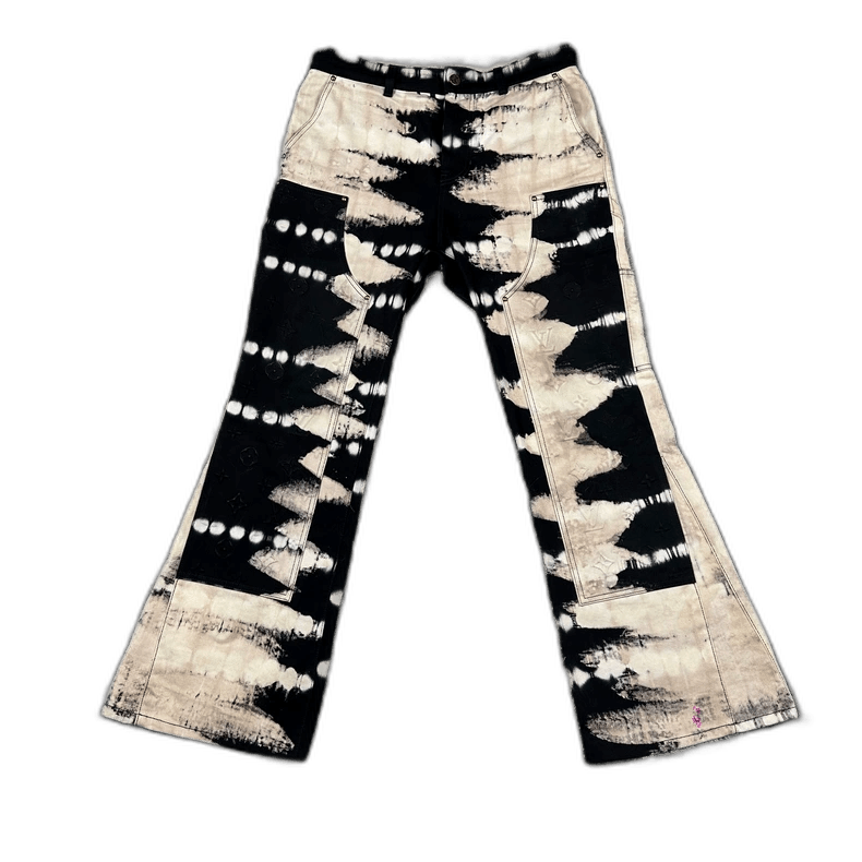 Louis Vuitton Louis Vuitton Painted Denim Work Pants Size 31 Size US 31 - 1 Thumbnail