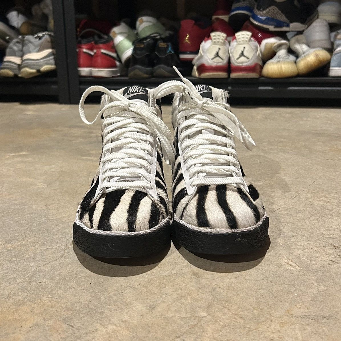 Nike Nike SB Blazer Mid Premium Zebra Pony Hair 2007 US 10.5 Size US 10.5 / EU 43-44 - 5 Thumbnail